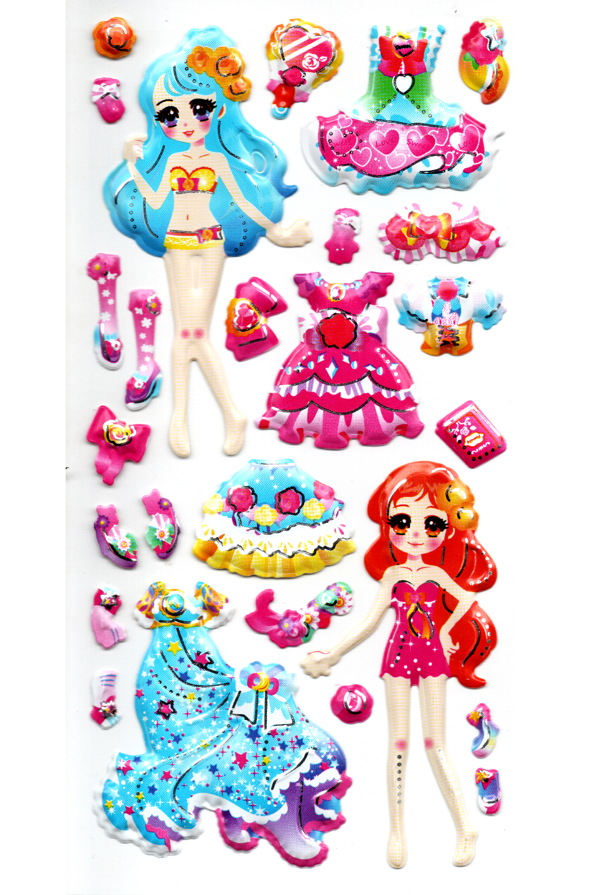 Limmy Sticker Kabartmali Stiker Defter, Planlayici Etiket (Limlra-020) 
