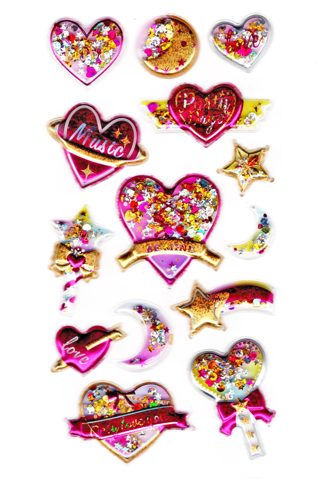 Limmy Sticker Kabartmalı Sticker Defter, Planlayıcı Etiket (Pullu-809) 