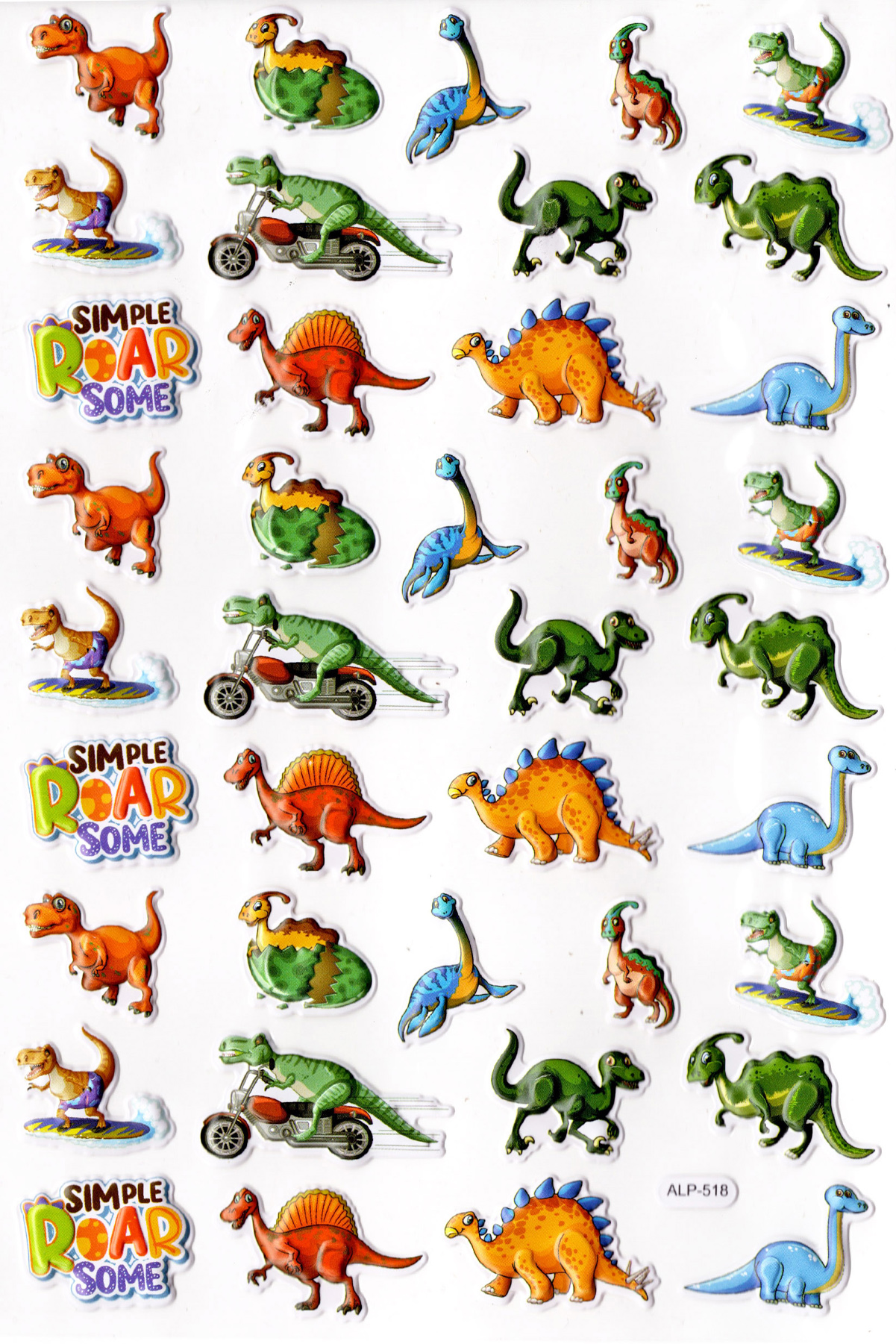 Limmy Sticker Kabartmali A4 Boyutunda Stiker Defter, Planlayici Etiket-
