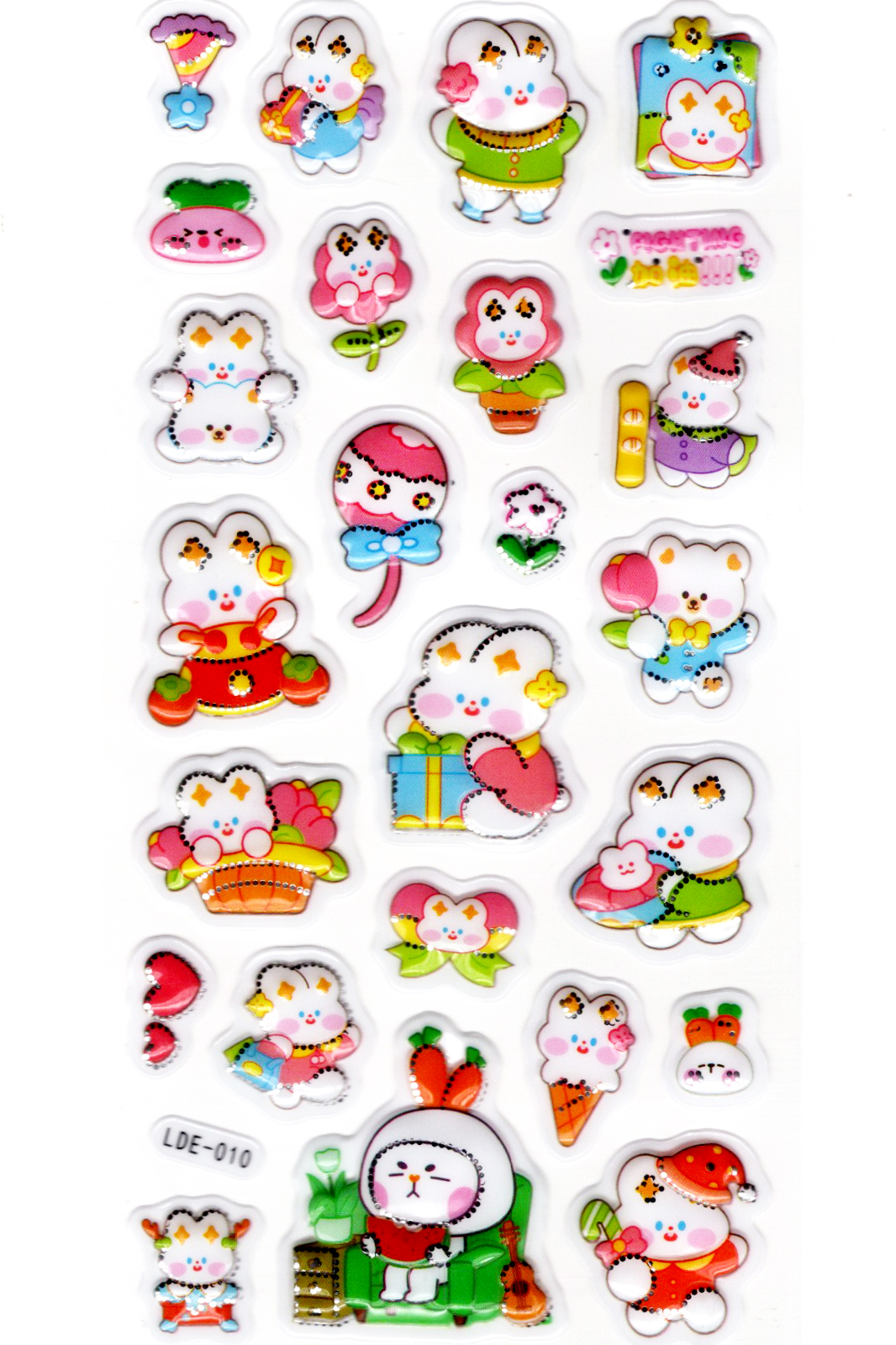 Sticker Kabartmalı Stiker Defter Planlayıcı Etiket (Lde010)-19x9c