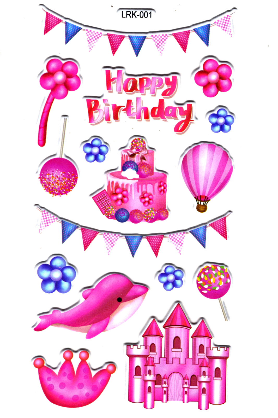 Sticker Kabartmalı Stiker Defter Planlayıcı Etiket (Lrk001)-17x9 
