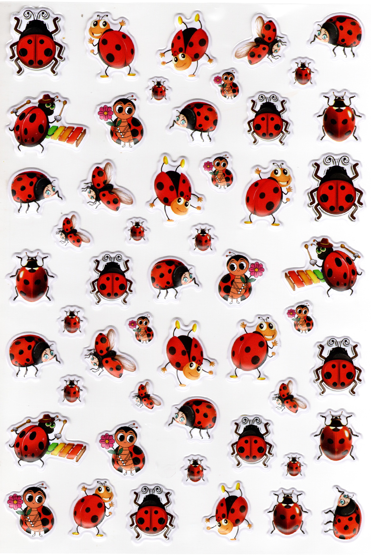 Limmy Sticker Kabartmali A4 Boyutunda Stiker Defter, Planlayici Etiket-