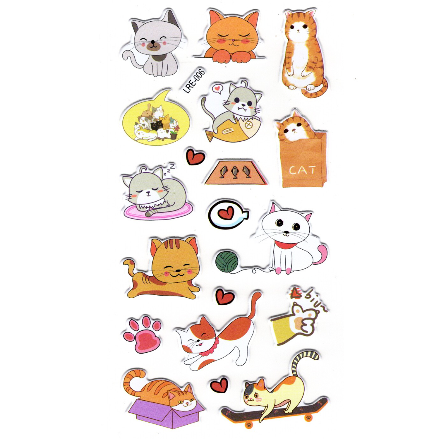 Sticker Kabartmalı Stiker Defter, Planlayıcı Etiket (lre-006) -17