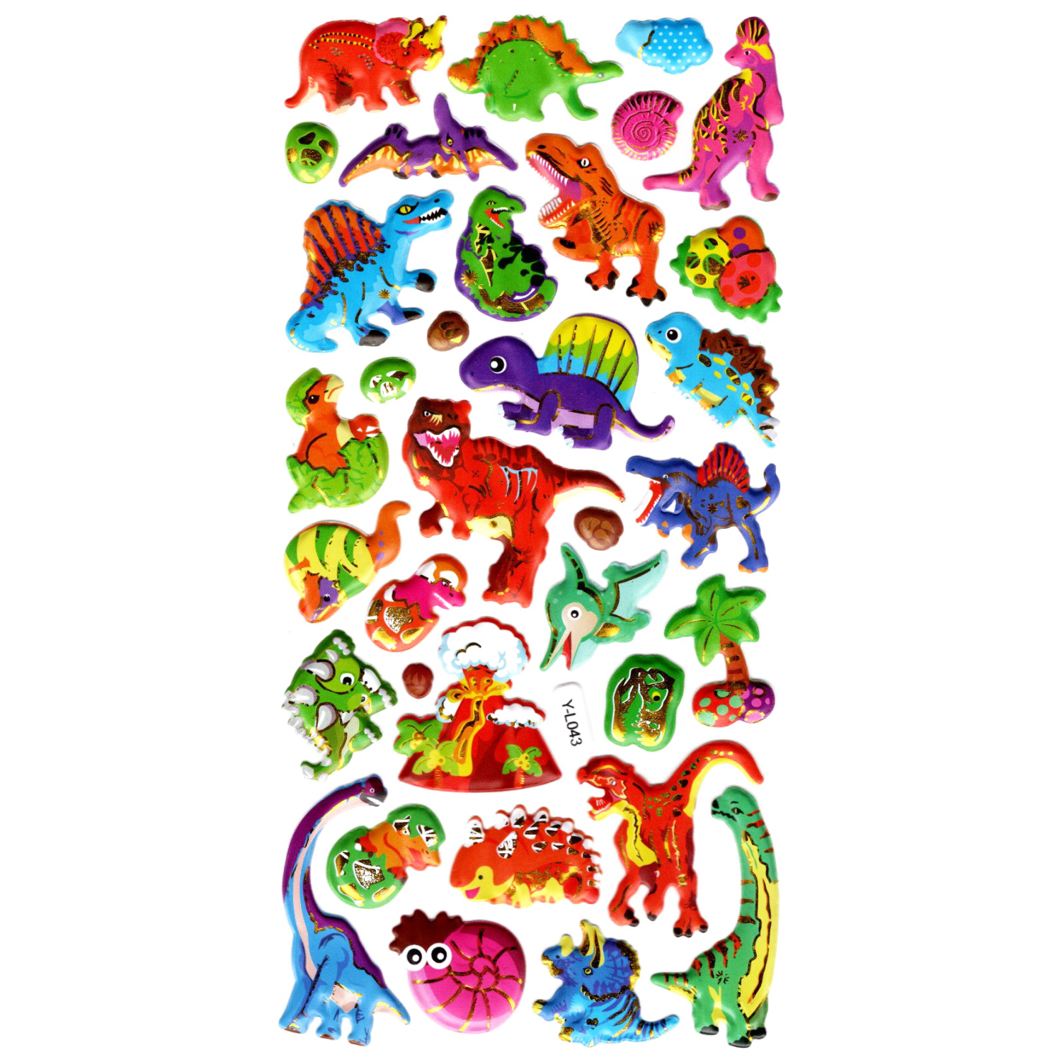 Sticker Kabartmalı Stiker Defter, Planlayıcı Etiket (limyl-043) -