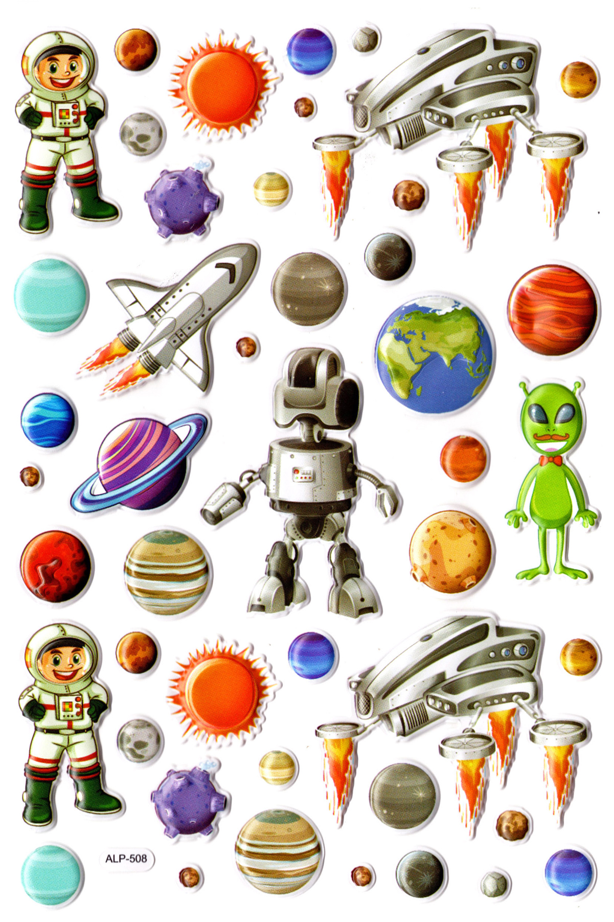 Sticker Kabartmalı A4 Boyutunda Stiker Defter, Planlayıcı Etiket-