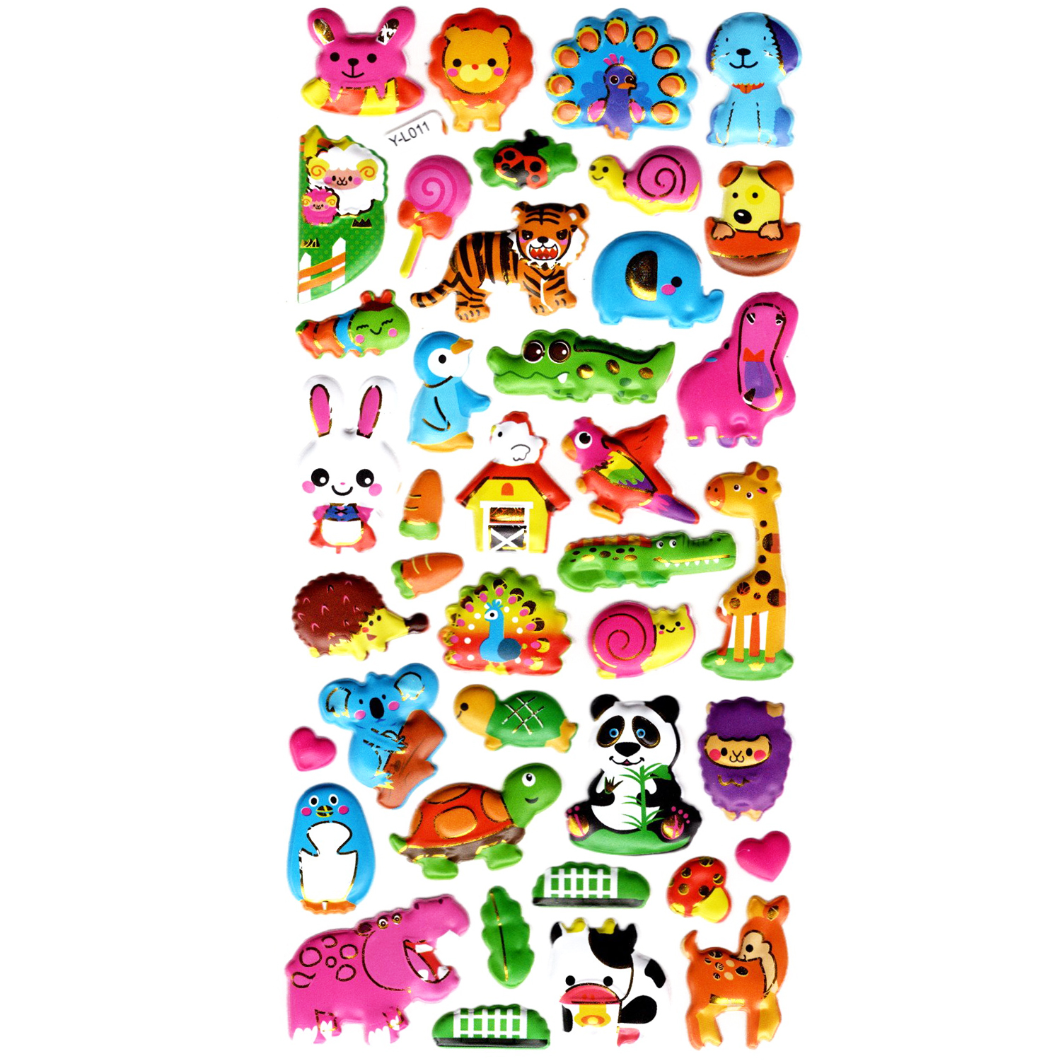 Sticker Kabartmalı Stiker Defter, Planlayıcı Etiket (limyl-011) -