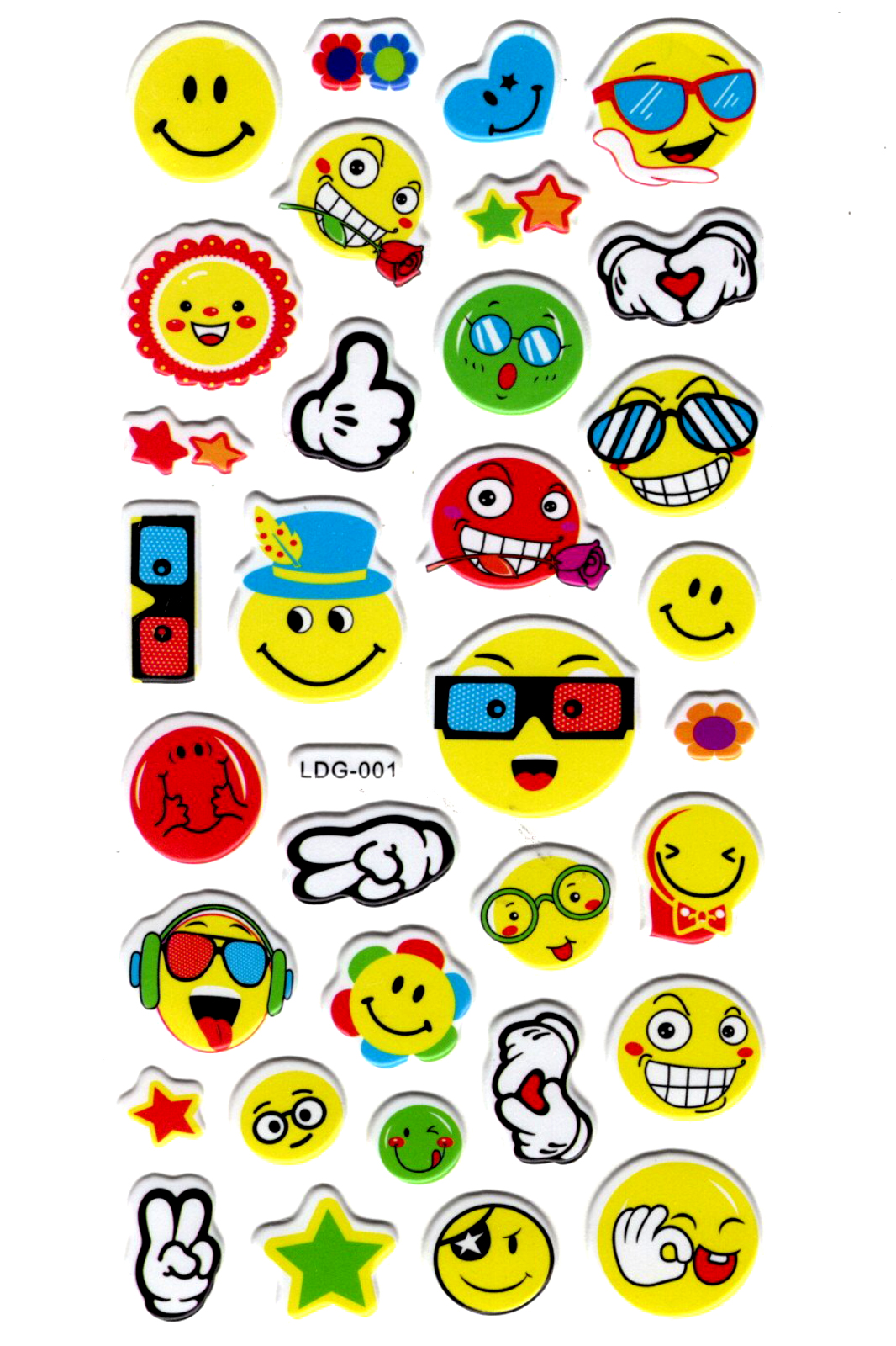 Sticker Kabartmalı Stiker Defter, Planlayıcı Etiket (Ldg001)-17x9