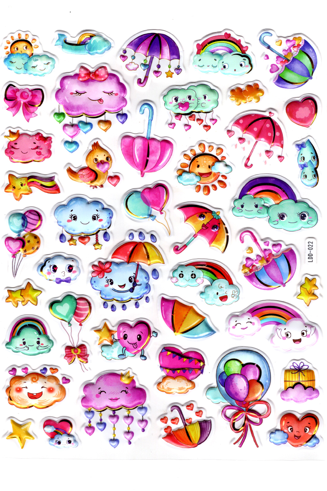 Sticker Kabartmalı Stiker Defter Planlayıcı Etiket (Ldd022)-24x19