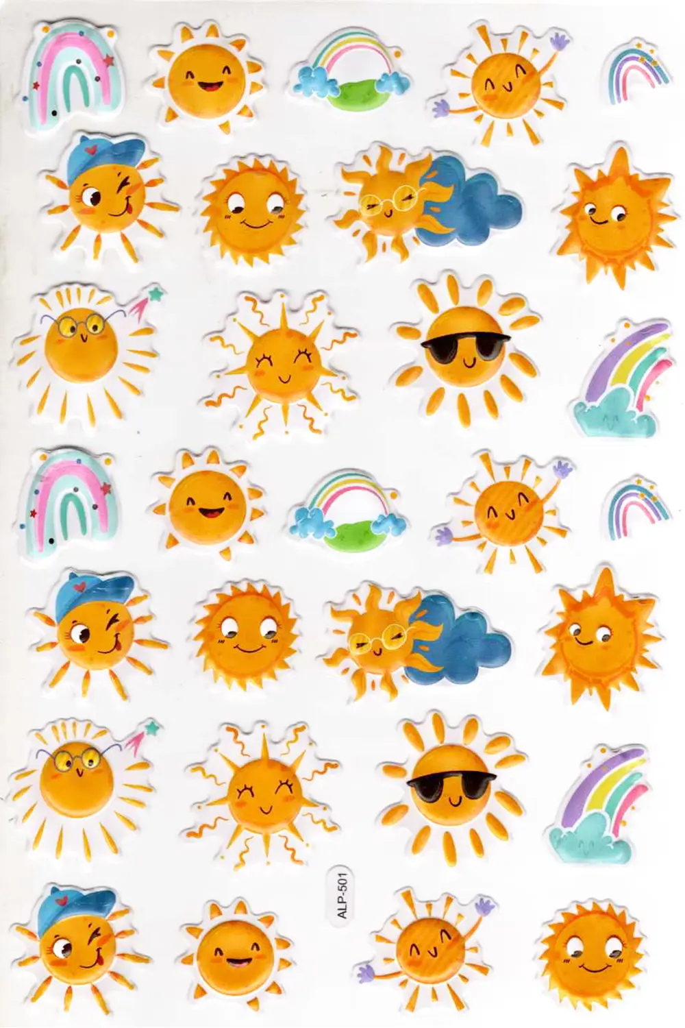 Sticker Kabartmalı A4 Boyutunda Stiker Defter, Planlayıcı Etiket-