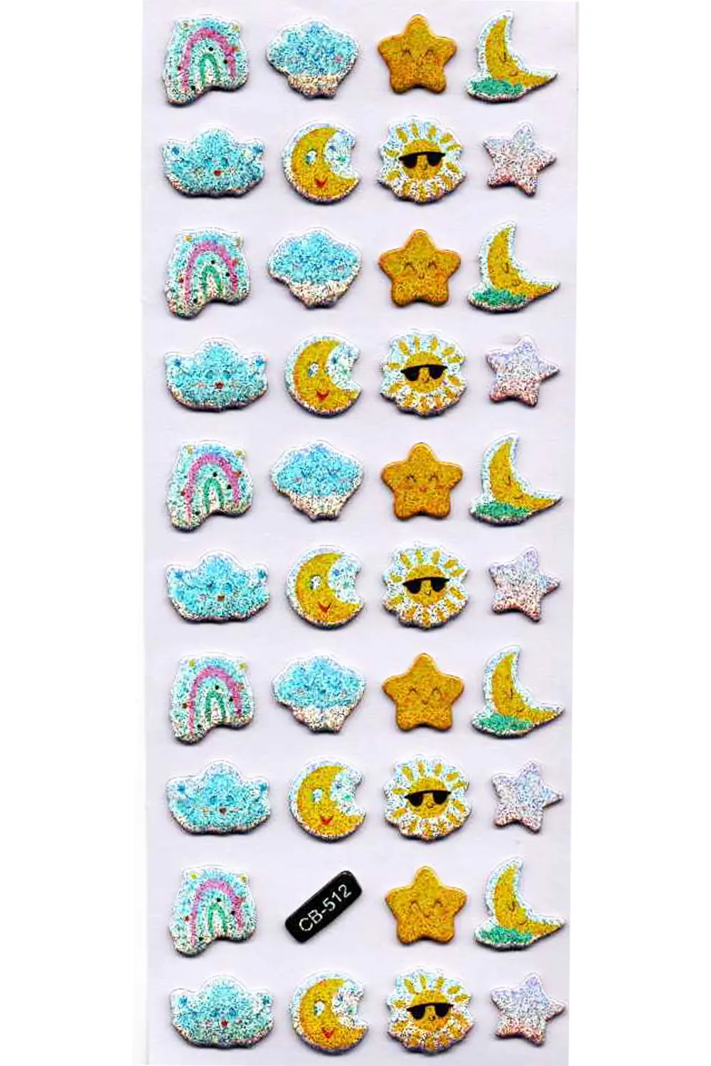 Sticker Kabartmalı Sticker Defter Planlayıcı Etiket (cb512) 16x7 