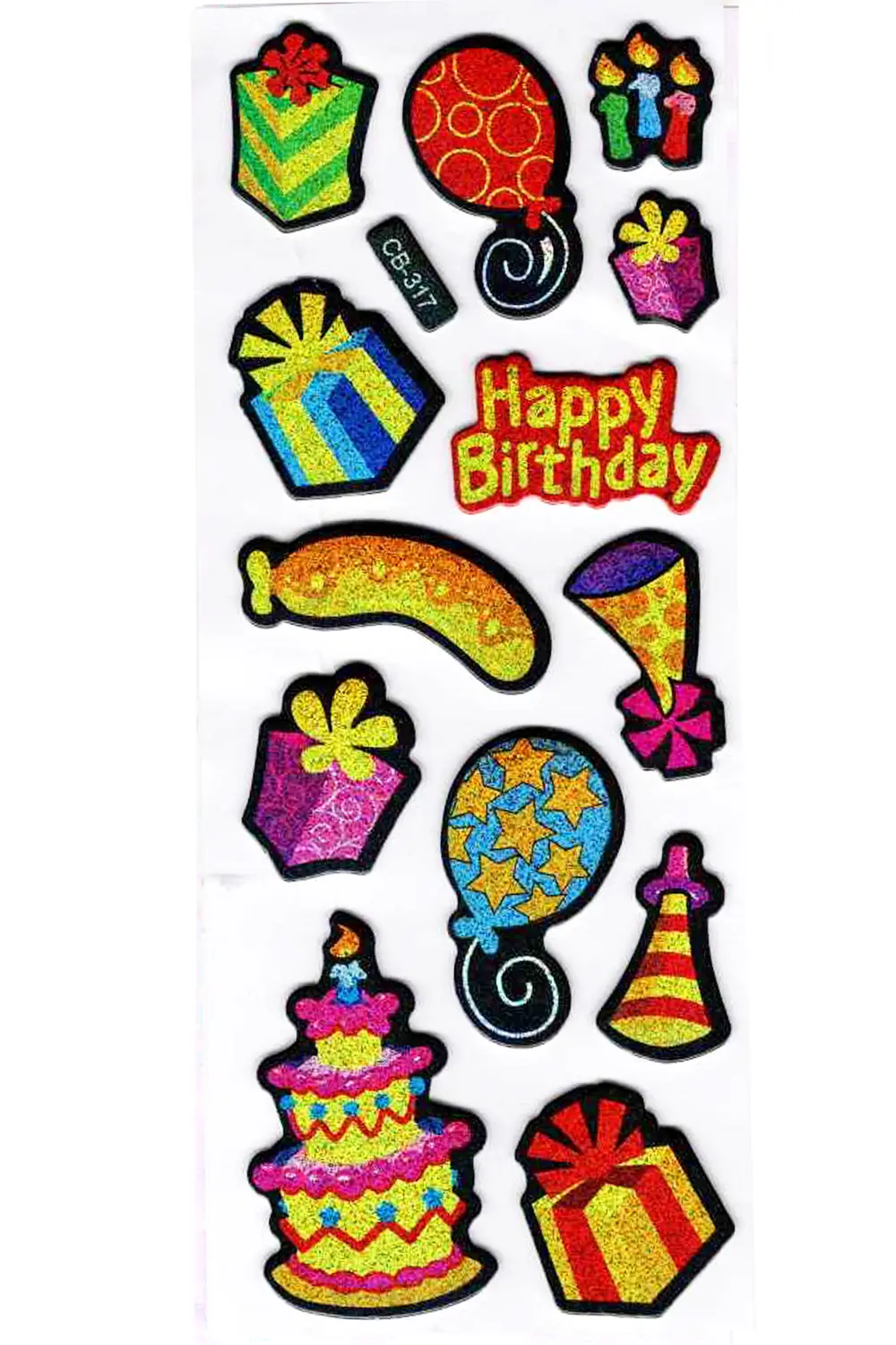 Sticker Kabartmalı Sticker Defter Planlayıcı Etiket (cb317) 16x7 