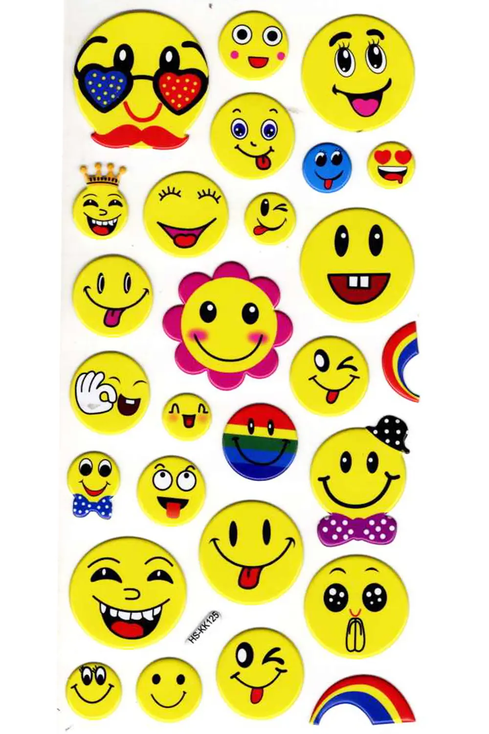Sticker Kabartmalı Stiker Çıkartma Etiket (HSKK125)-18x9 cm- Sevi