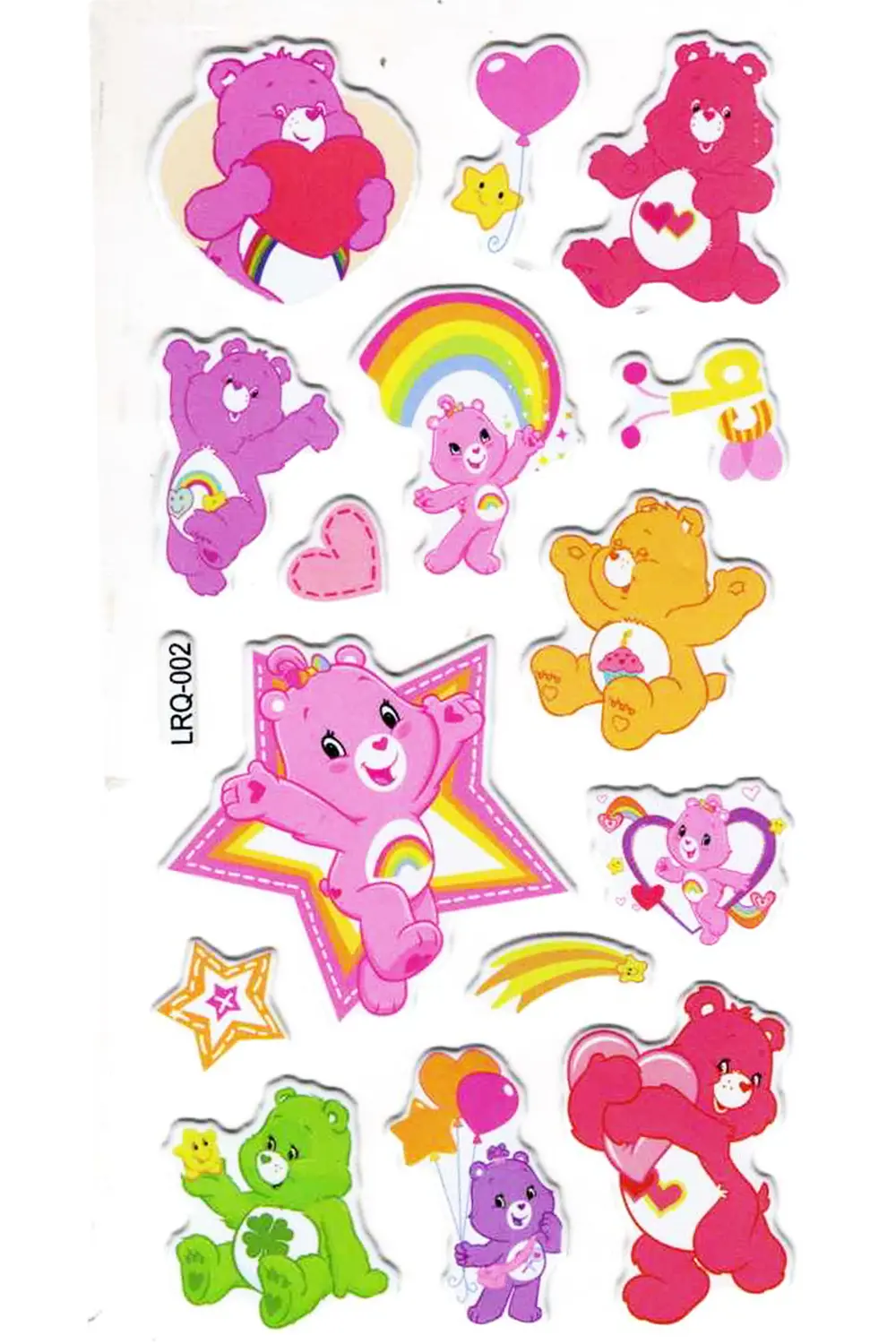 Sticker Kabartmalı Stiker Çıkartma Etiket (LRQ002)-18x9 cm- Yıldı