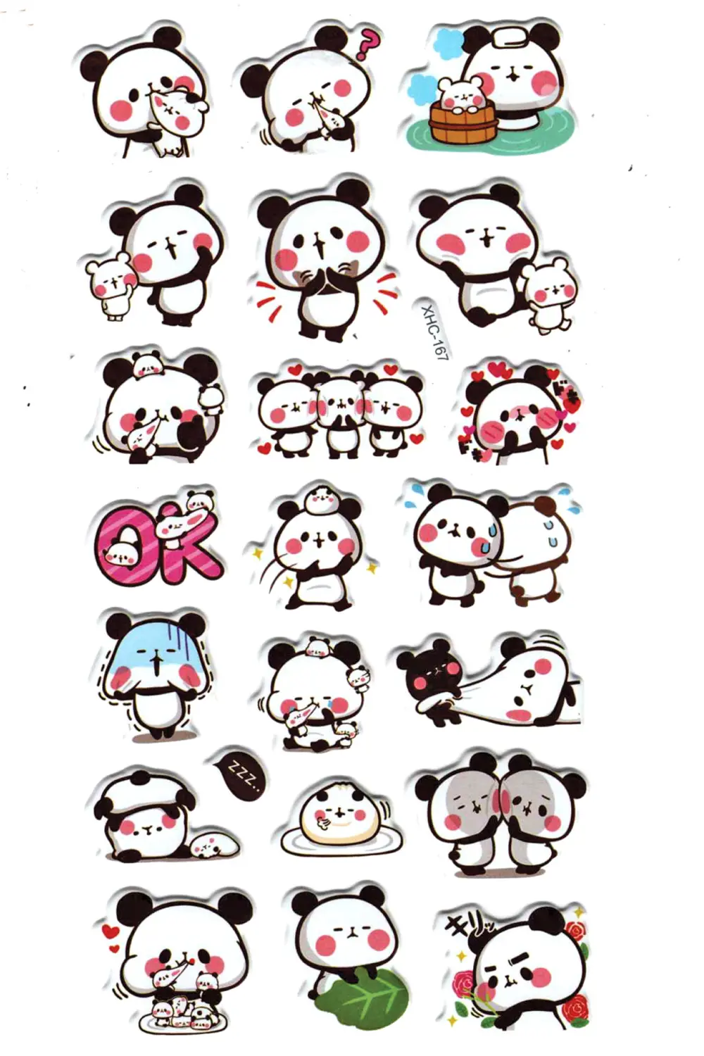 Sticker Kabartmalı Stiker Çıkartma Etiket (XHC167)-18x9 cm- Komik