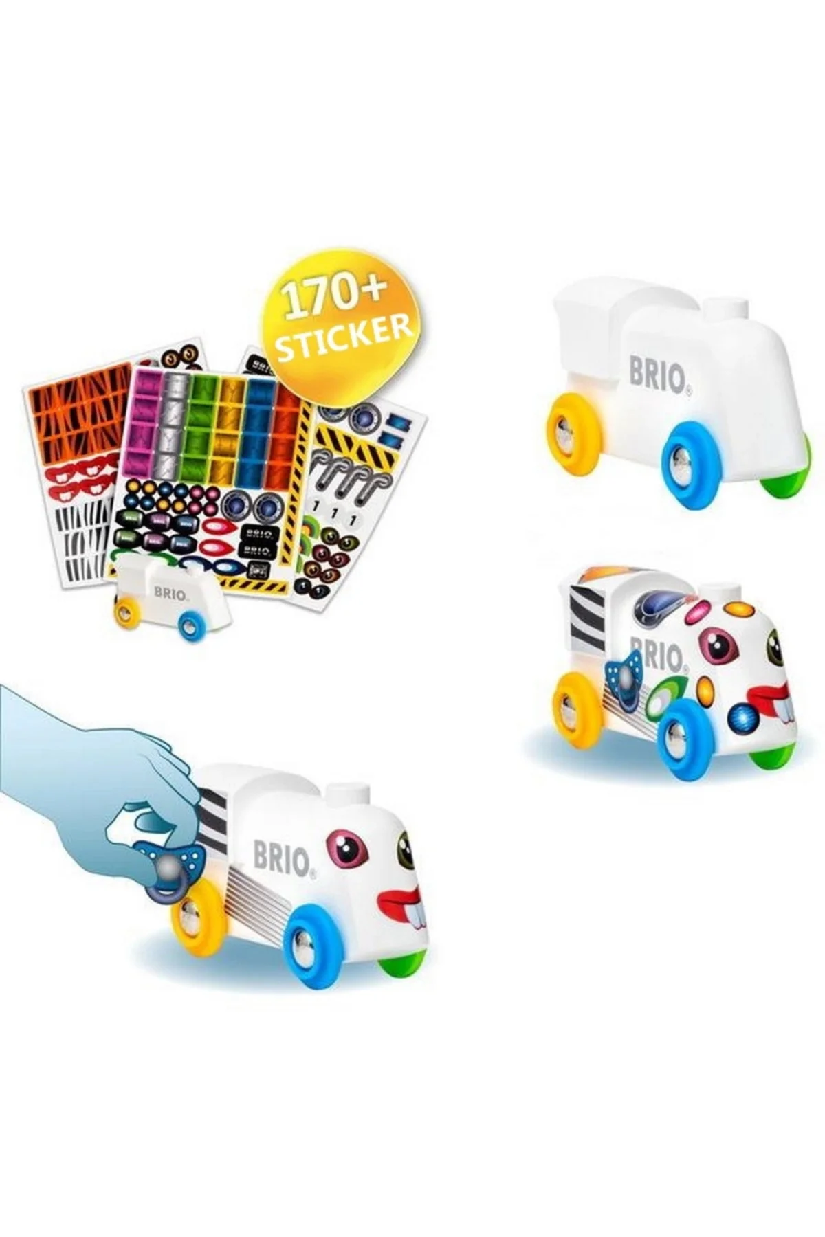 Sticker Yapıştırmalı Tren 33979