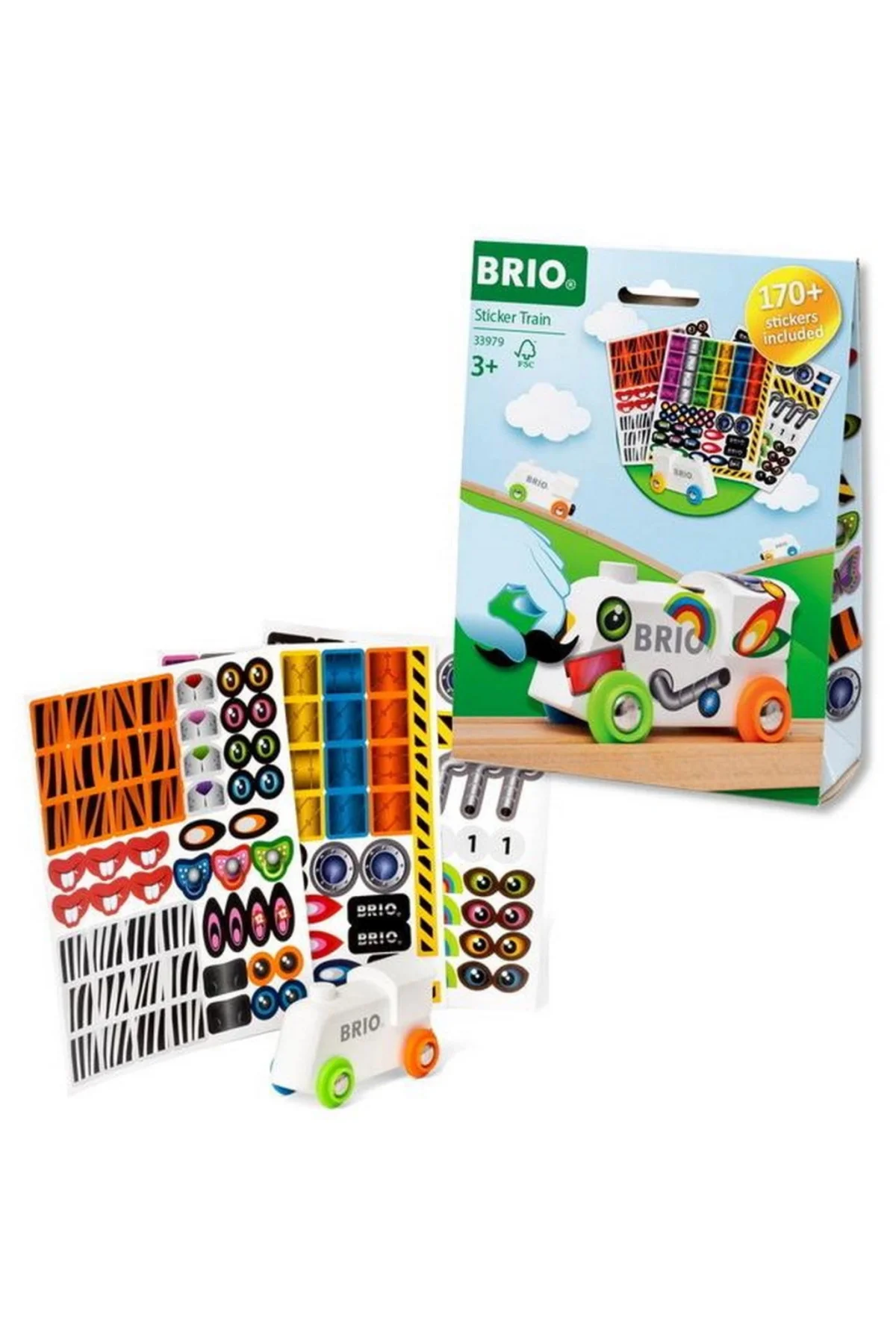 Sticker Yapıştırmalı Tren 33979
