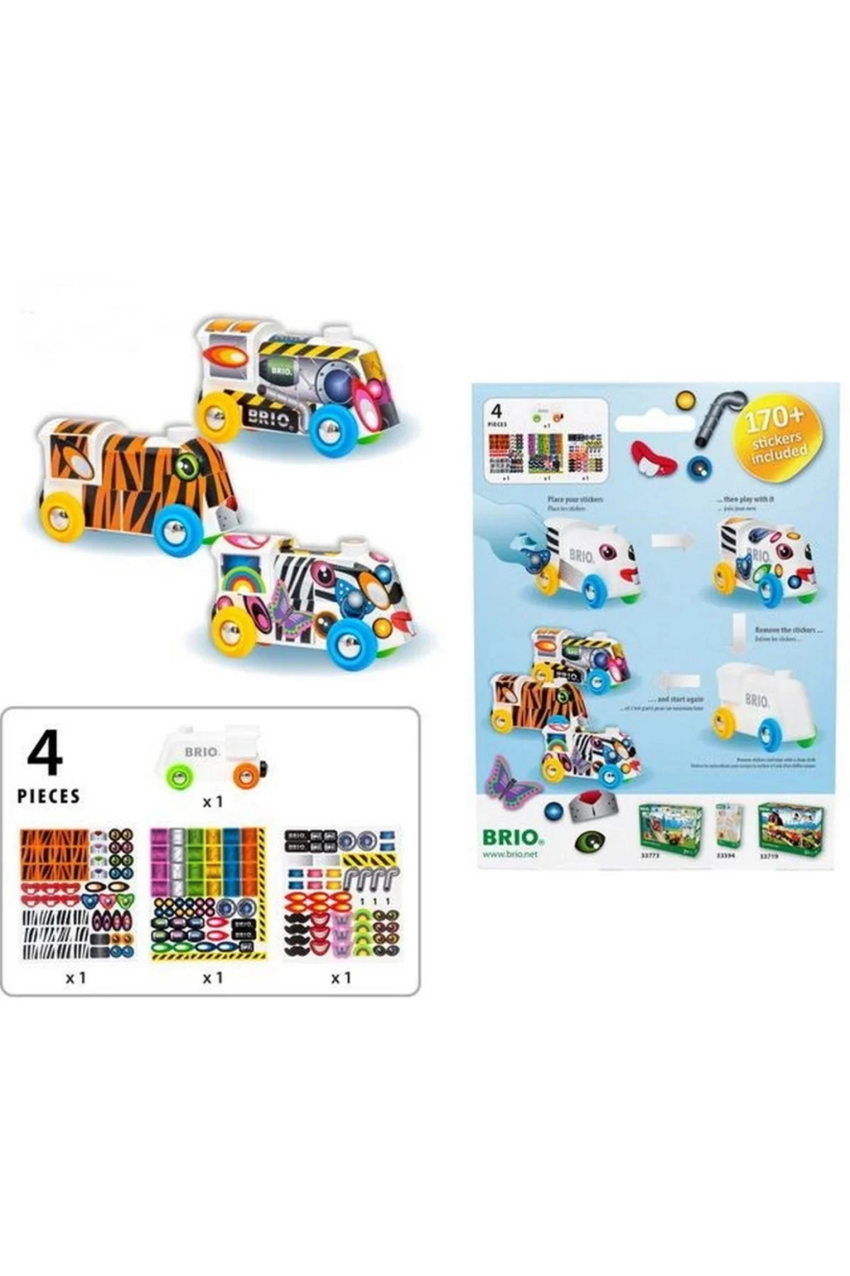 Sticker Yapıştırmalı Tren 33979