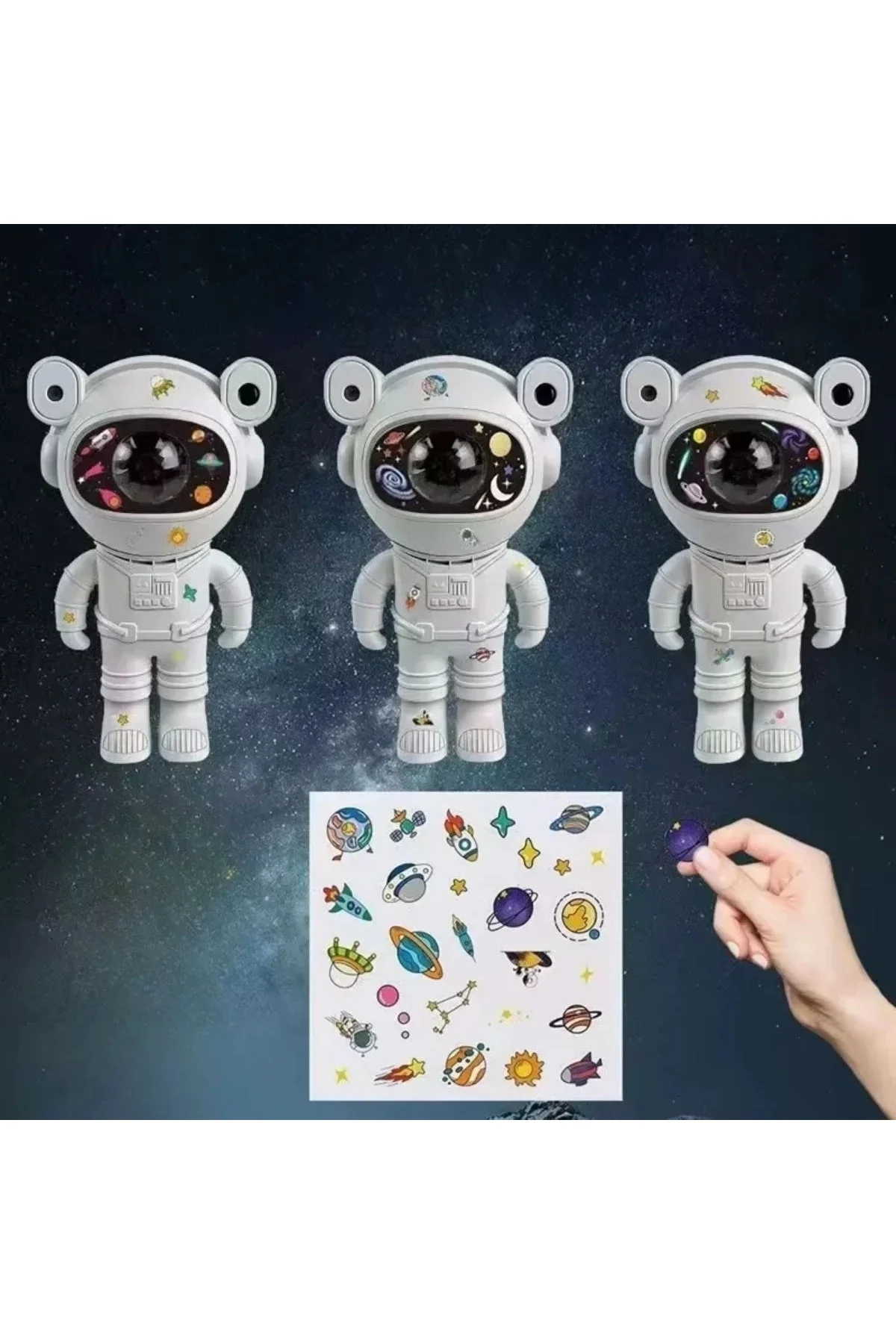 Stickerlı,Kumandalı ASTRONOT Model Gece Lambası Stickerlı,Kumandalı ASTRONOT Model Gece Lambası