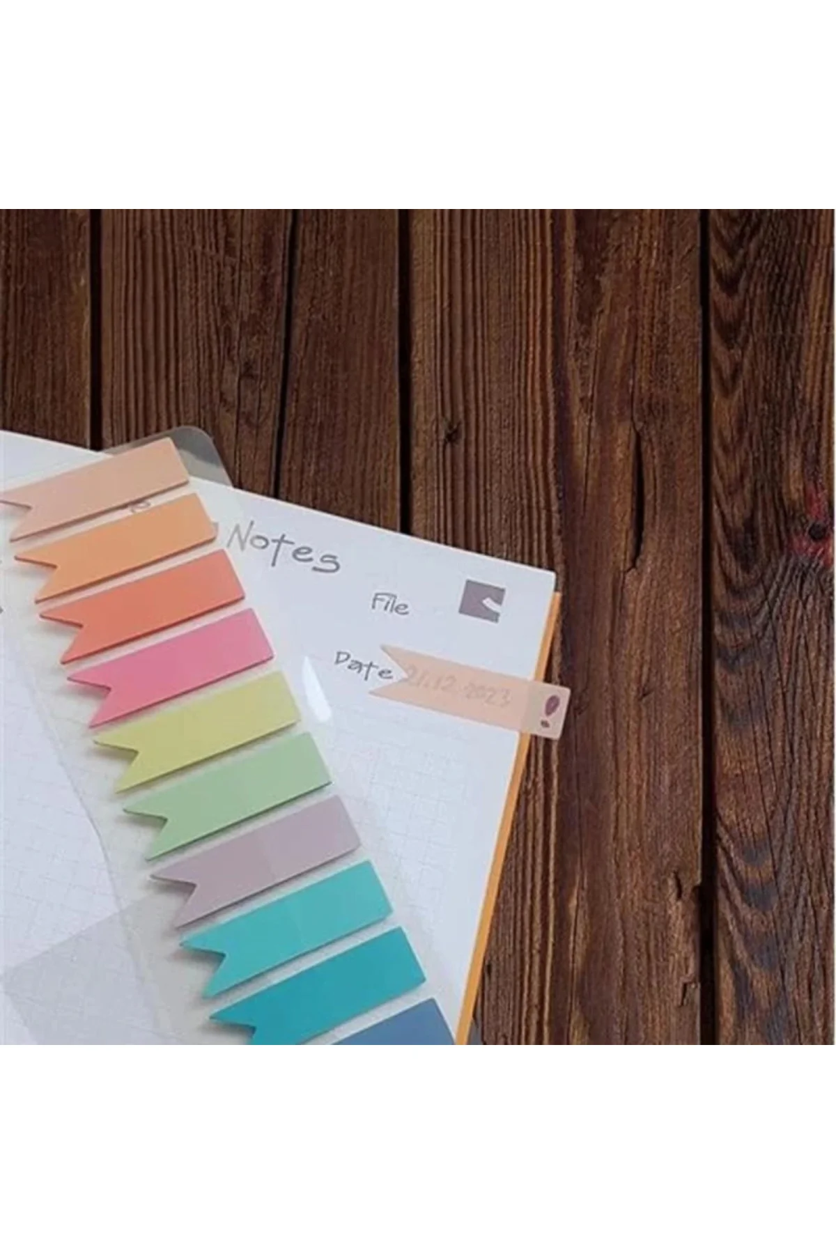 Sticky Notes Şeffaf Renkli Yapışkan Not Kağıtları FLAMA