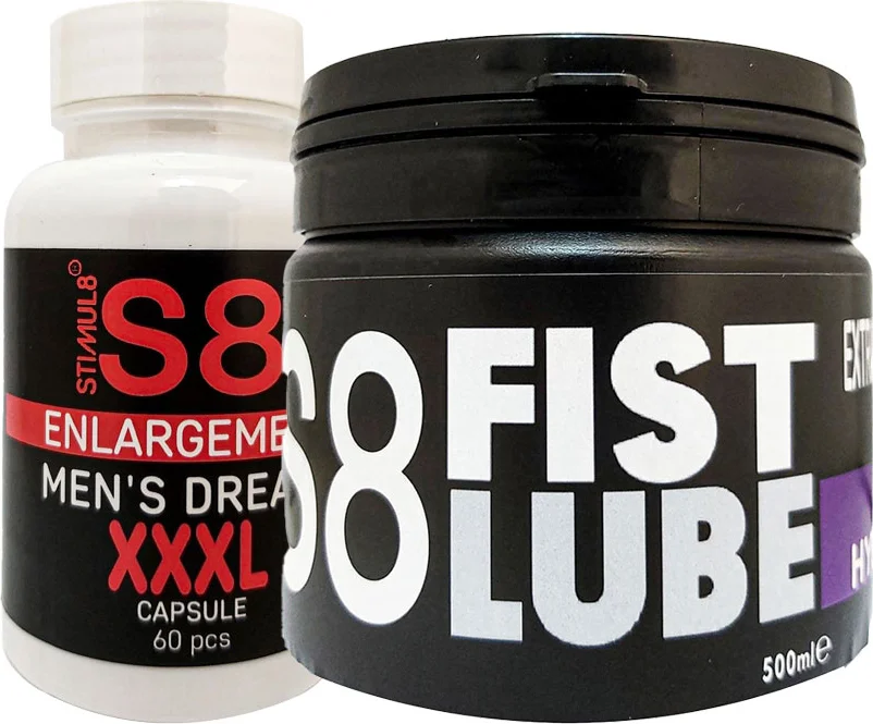 Stimul8 Lube Fist Lube LUBRIKANT 500 ml + XXXL 60LI Caps — Rahatsız Edici Sürtünmeyi Sonlandırın Fiyatı, Yorumları ve Özellikleri