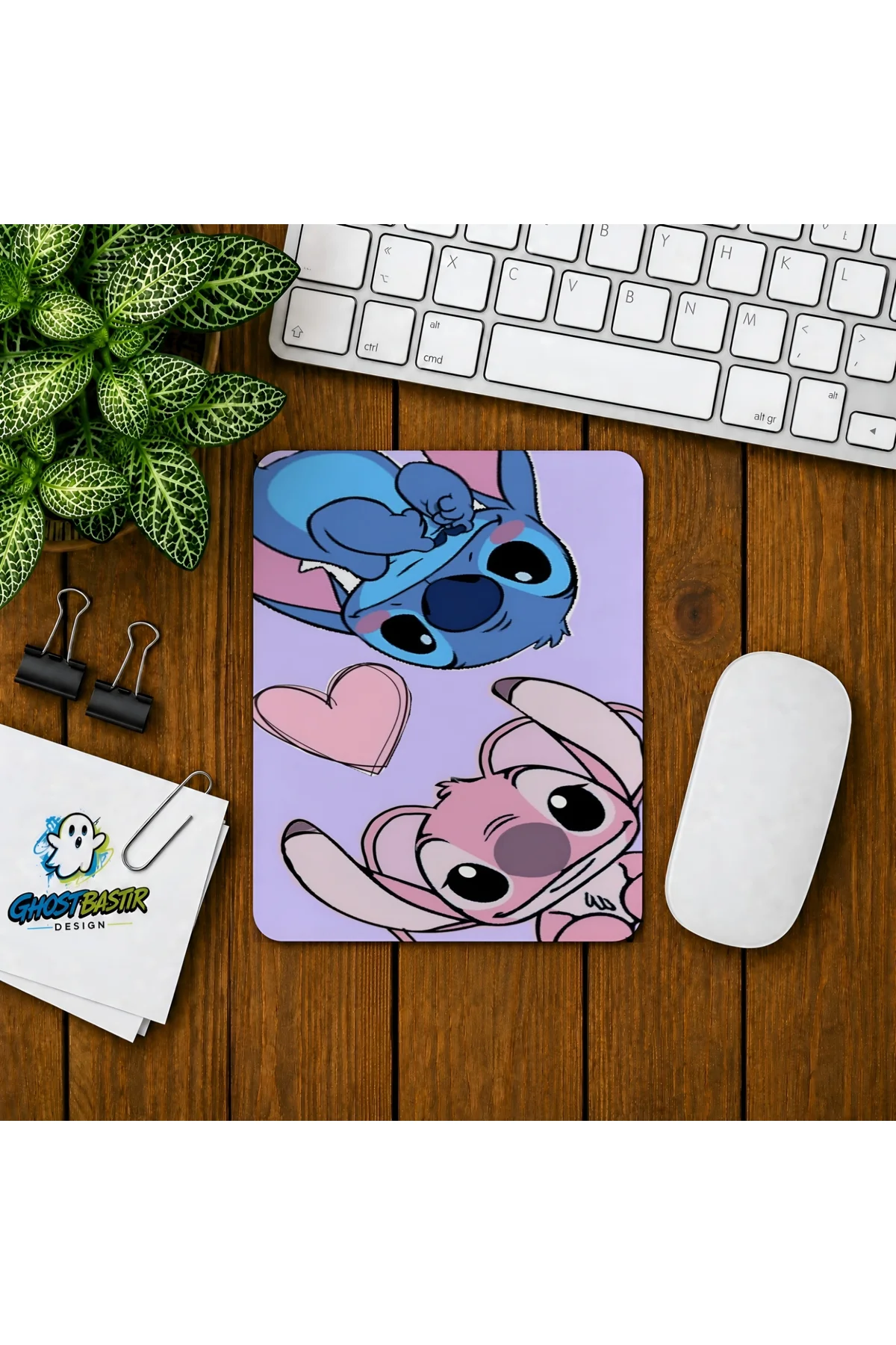 Stitch Baskılı Oyuncu Mousepad 0284