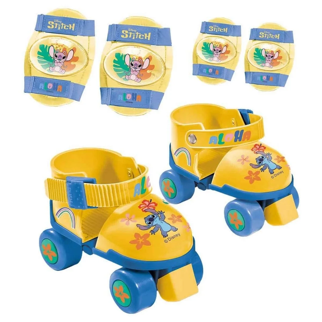 Stitch Çantalı 4 Tekerlekli Ayarlanabilir Paten Seti S00028832