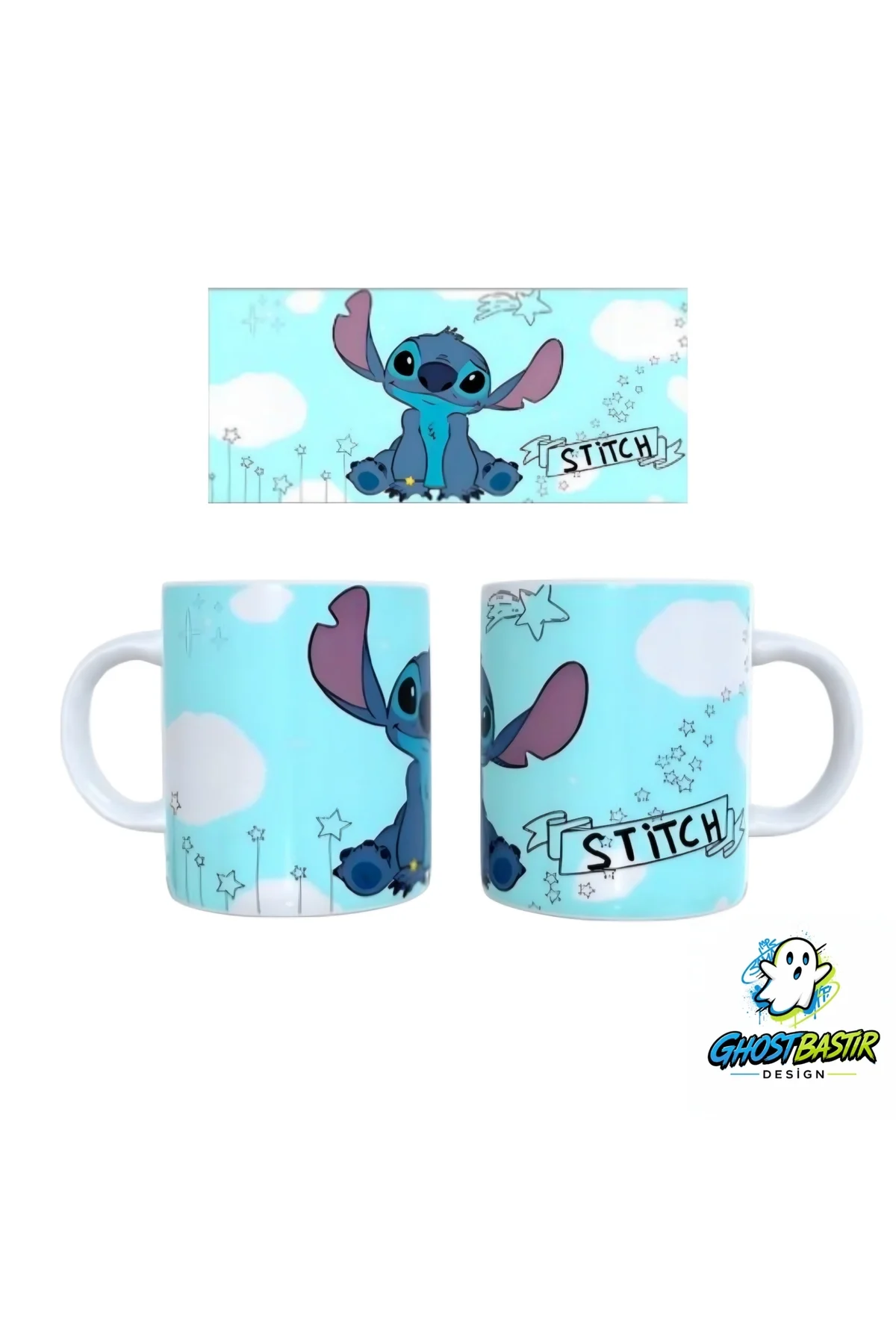 Stitch Kupa Bardak | Tek Adet K0686