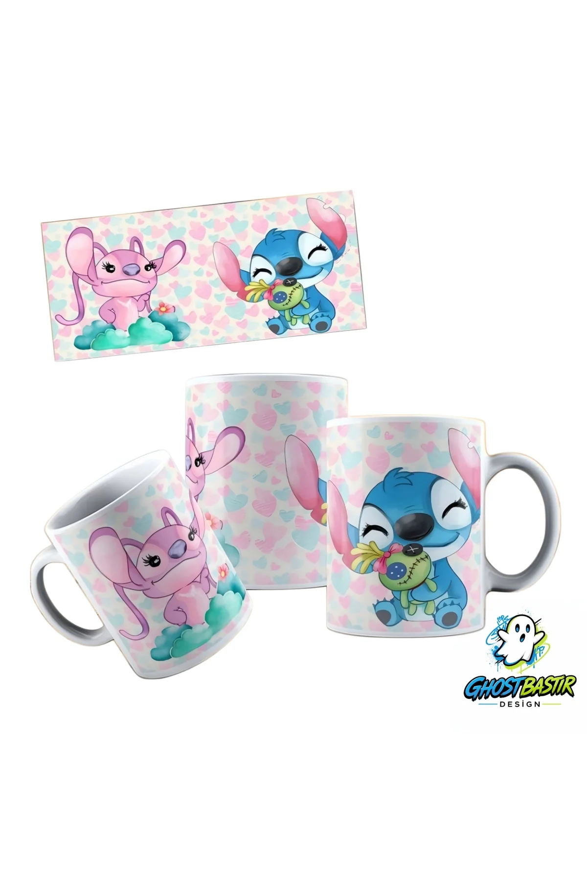 Stitch Kupa Bardak | Tek Adet K0688