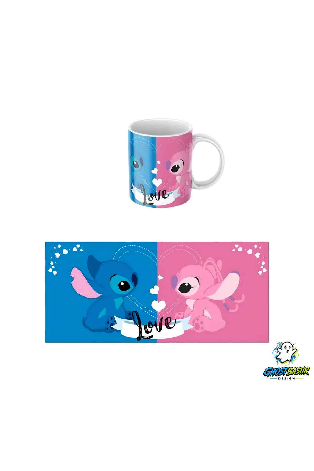 Stitch Kupa Bardak | Tek Adet K0415