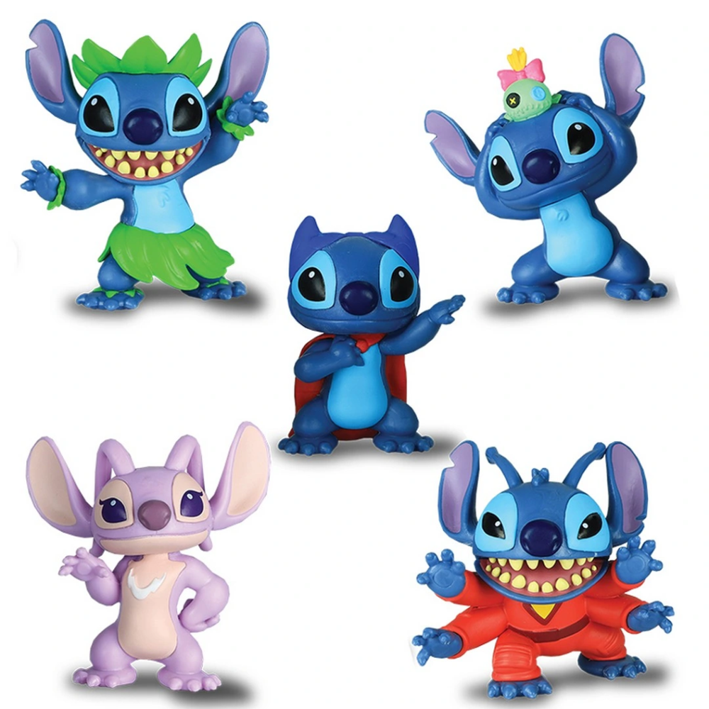 Stitch Sevimli 5'li Figür Seti Stitch Sevimli 5'li Figür Seti