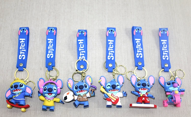 Stitch Silikon Anahtarlık Alk4258