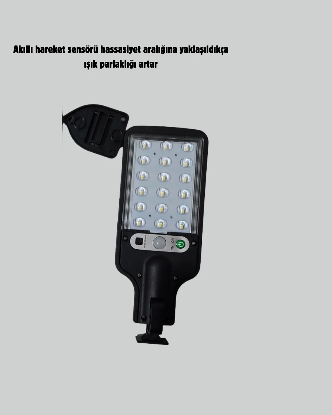 STL616 SENSÖRLÜ SOLAR SOKAK LAMBASI