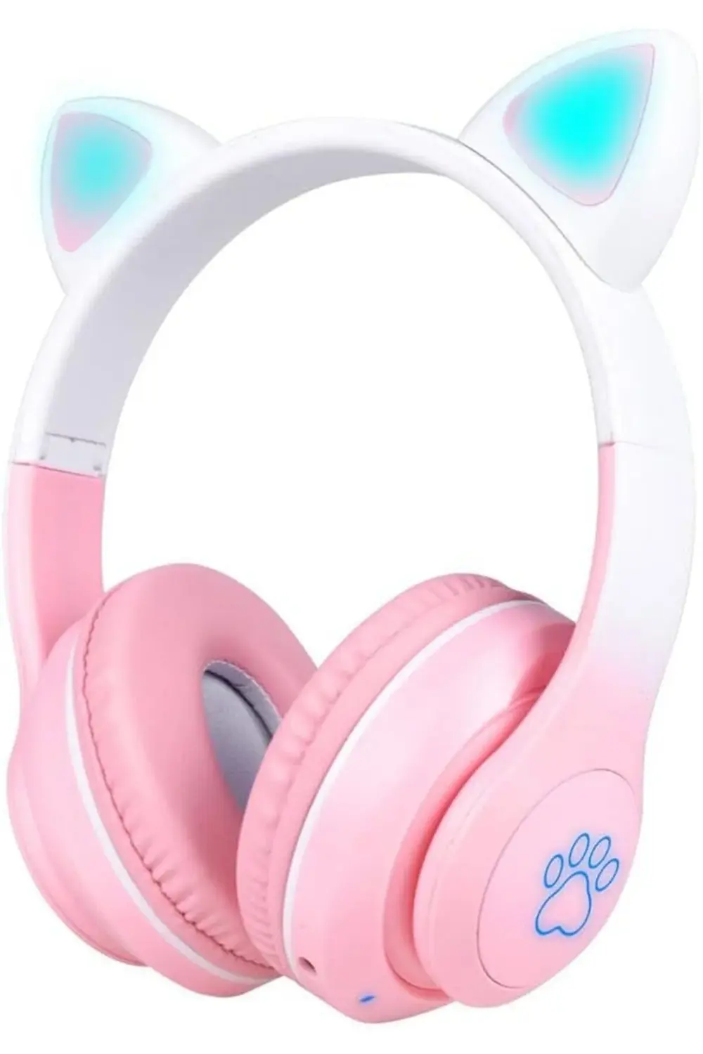 STN-28 Pro Kedi Kulaklı Tasarımlı RGB Işıklı Bluetooth Kulaklık P