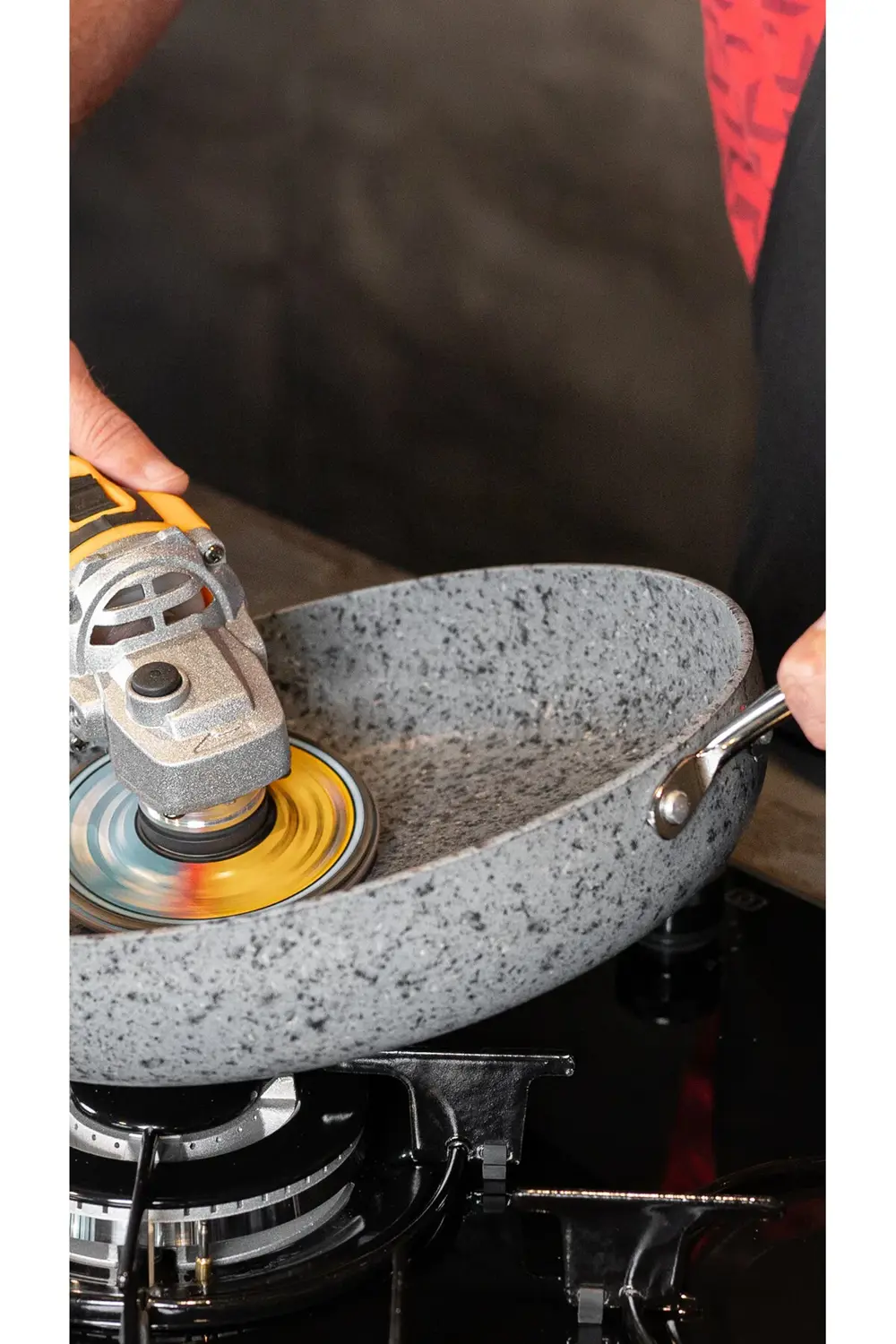 Stone-Age 26 cm Çizilmez Yanmaz Yapışmaz Indüksiyonlu Kızartma Ta