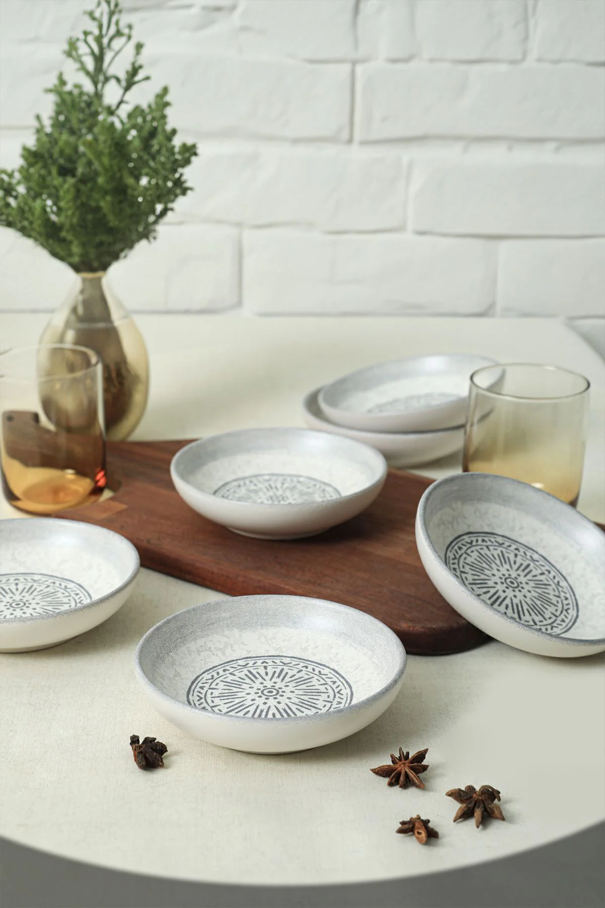 Stone Halka Çerezlik/Sosluk 13 Cm 6 Adet 21427