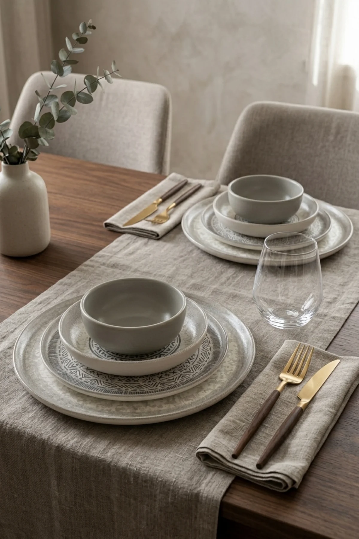 Stone Nordic Yemek Takımı 8 Parça 2 Kişilik 21426-27