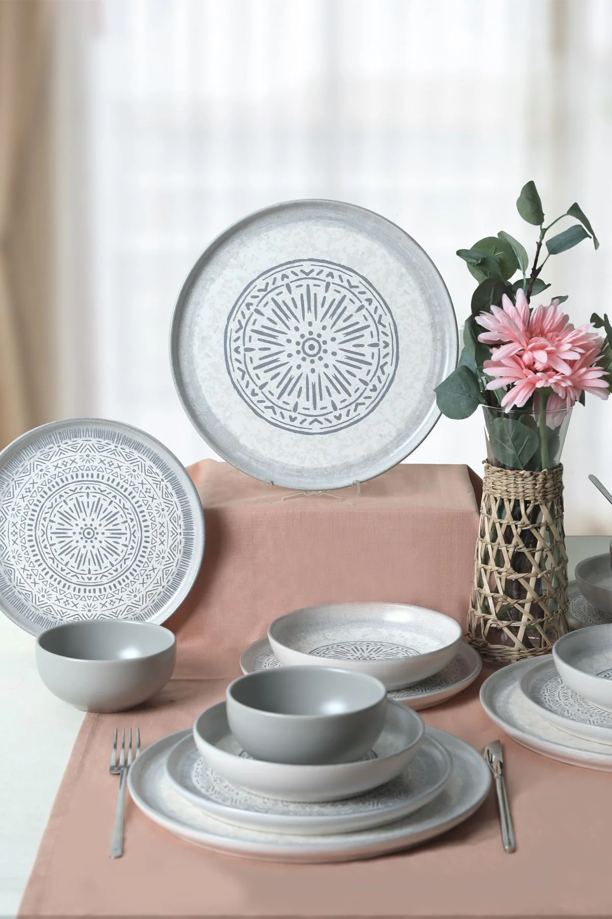 Stone Nordic Yemek Takımı 24 Parça 6 Kişilik 21426-27