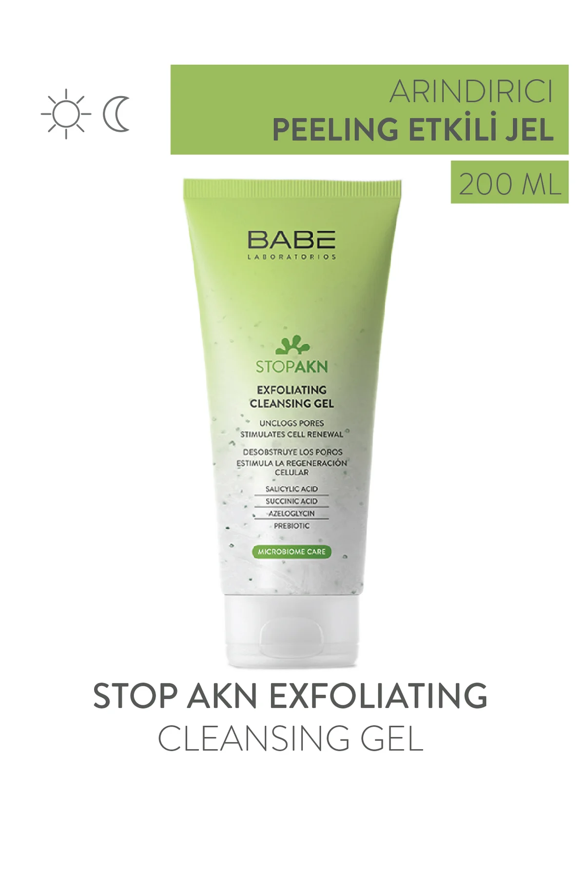 Stop Akn Exfoliating Cleansing Gel 200ml - Peeling Etkili Temizleme Jeli