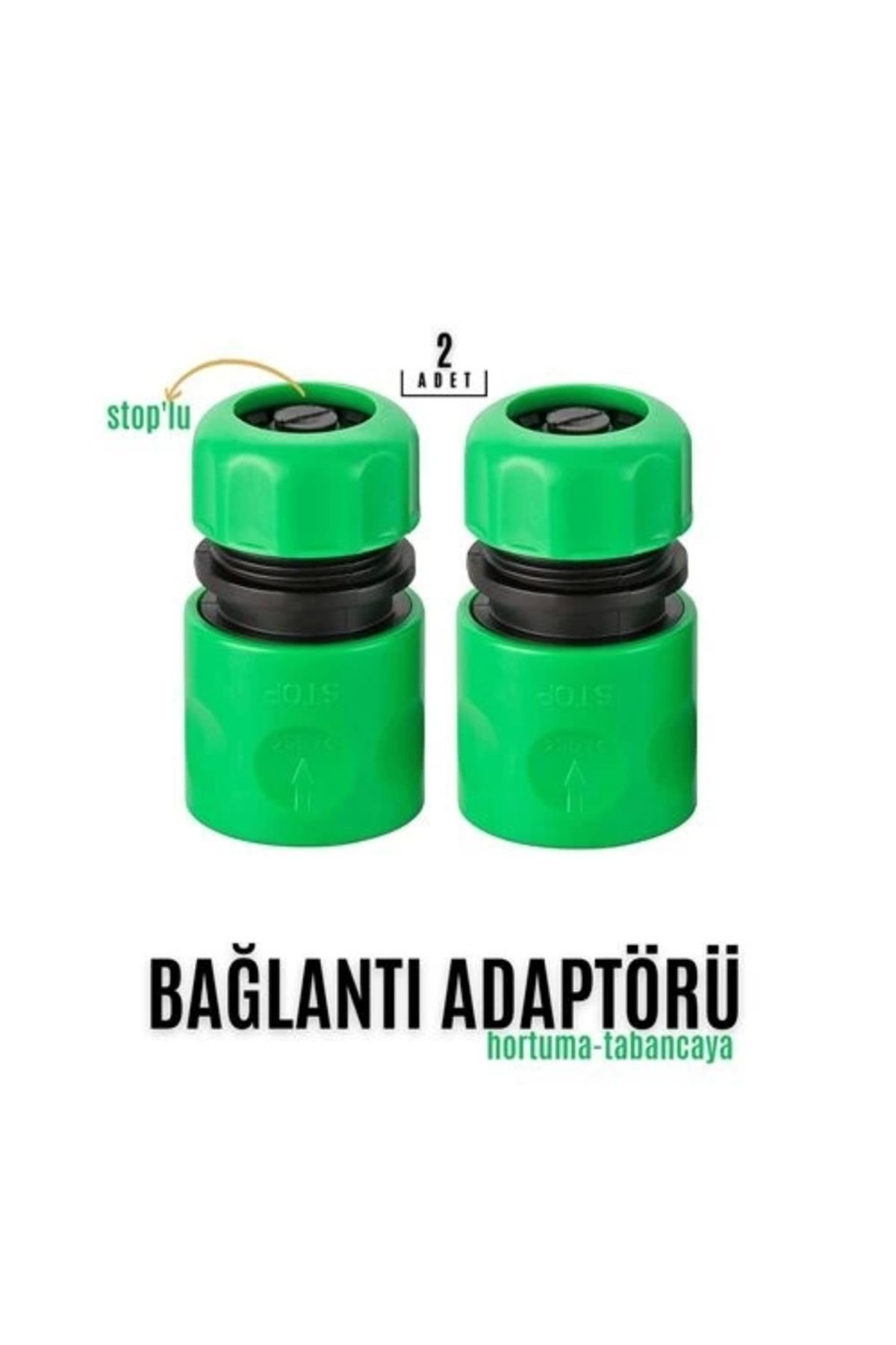 Modacar Stop'lu Tabanca Ve Musluk Bağlantı Adaptörü 2 Adet
