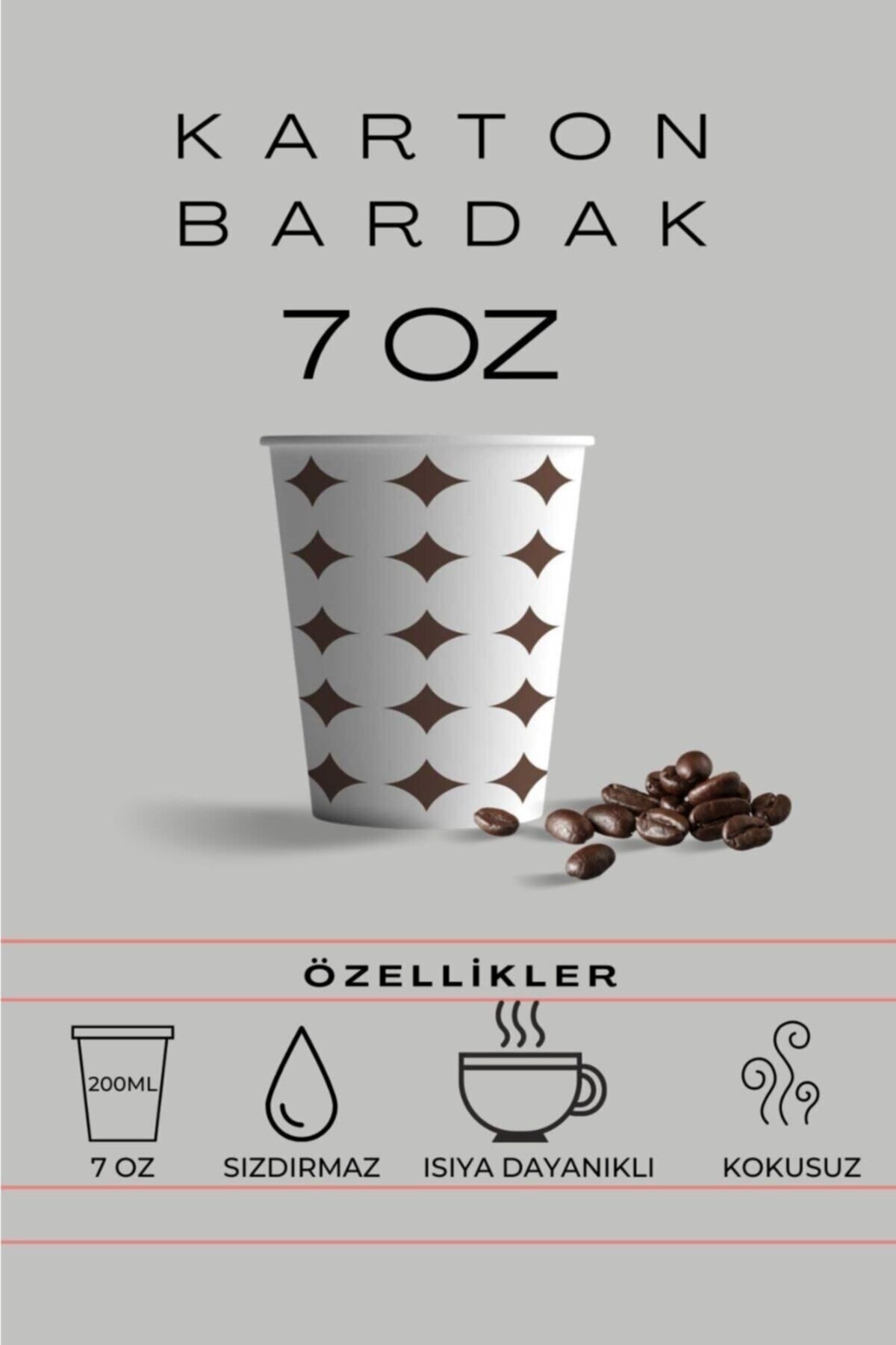 7 Oz Store Karton Bardak Adet: 1000