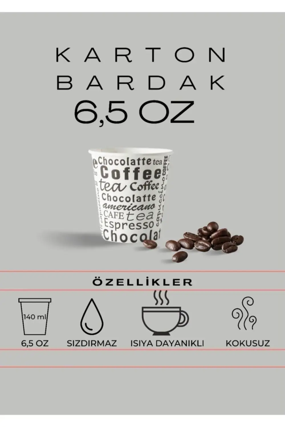 Store Karton Bardak 6.5 Oz Adet: 100
