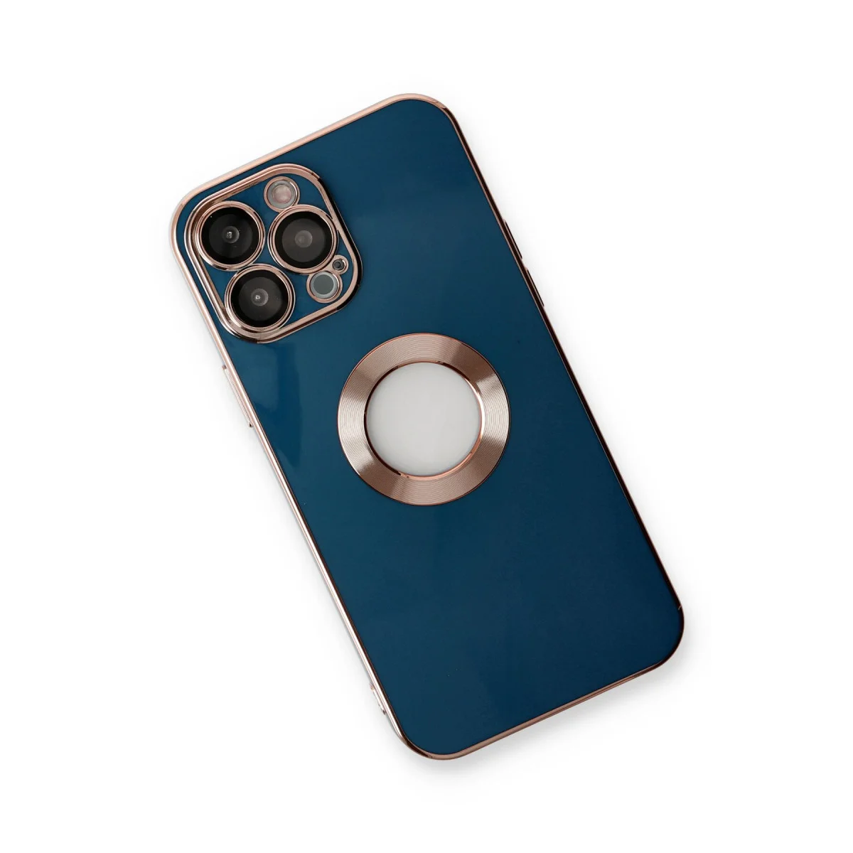 Store Silikon Kılıf - Mavi iPhone 14 Pro Max Premium Koruma