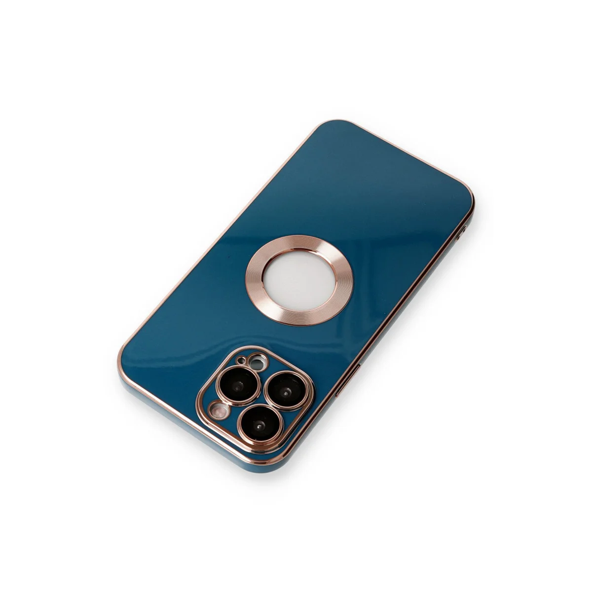 Store Silikon Kılıf - Mavi iPhone 14 Pro Max Premium Koruma
