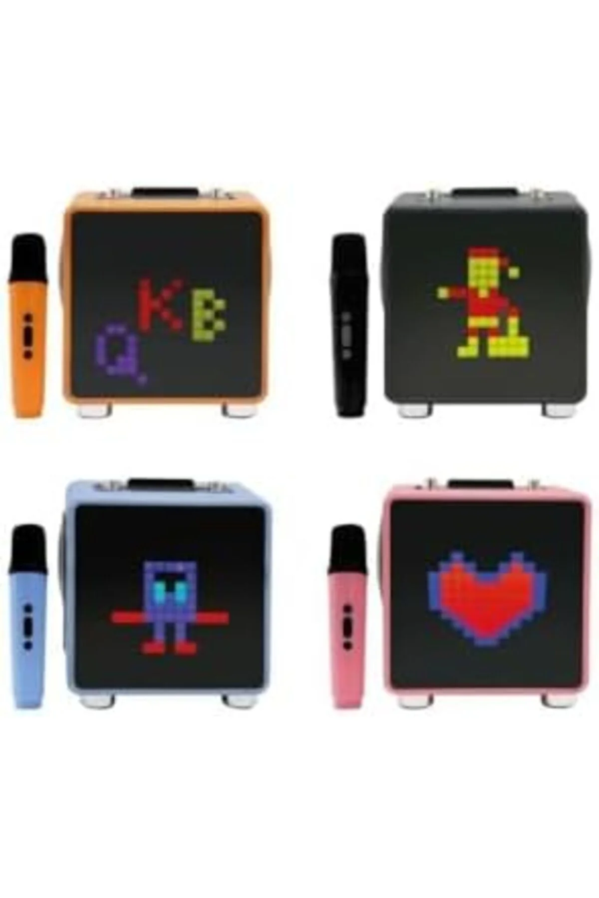 Storesellm 15W 11X11 Piksel Led Ekranlı Karaoke Bluetooth Hoparlö