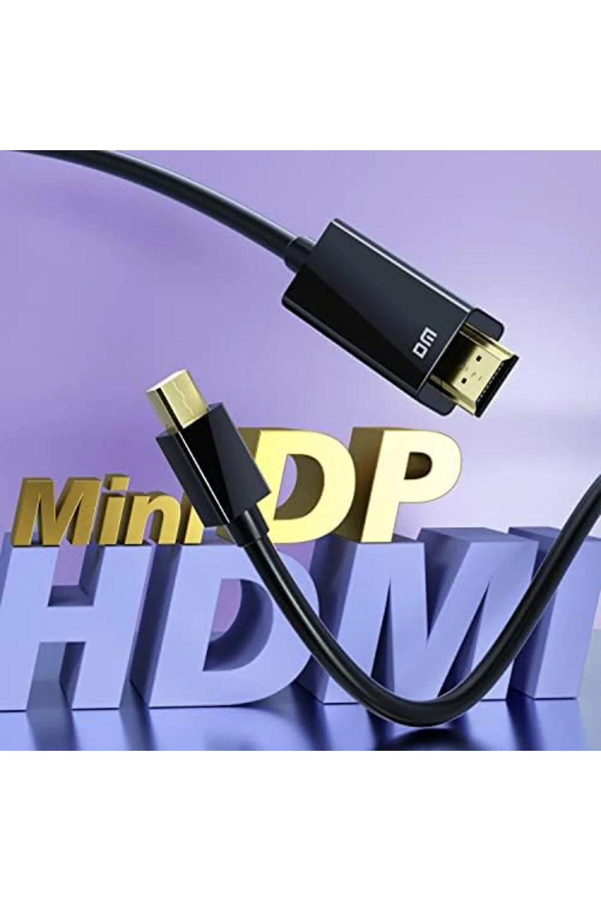 Storesellm DM CHB039 4K 30Hz Mini Displayport to HDMI Görüntü Akt Storesellm DM CHB039 4K 30Hz Mini Displayport to HDMI Görüntü Akt