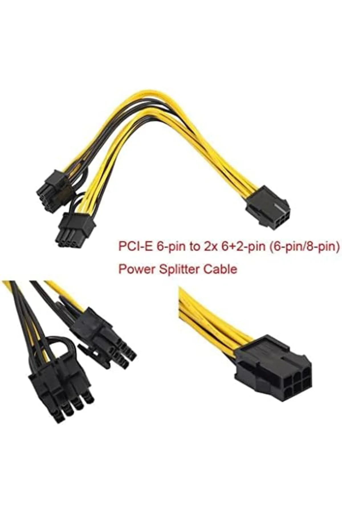 Storesellm PX-4302-8 8 pin to 2x8 Pin PSU Ekran Kartı Güç Çeviric