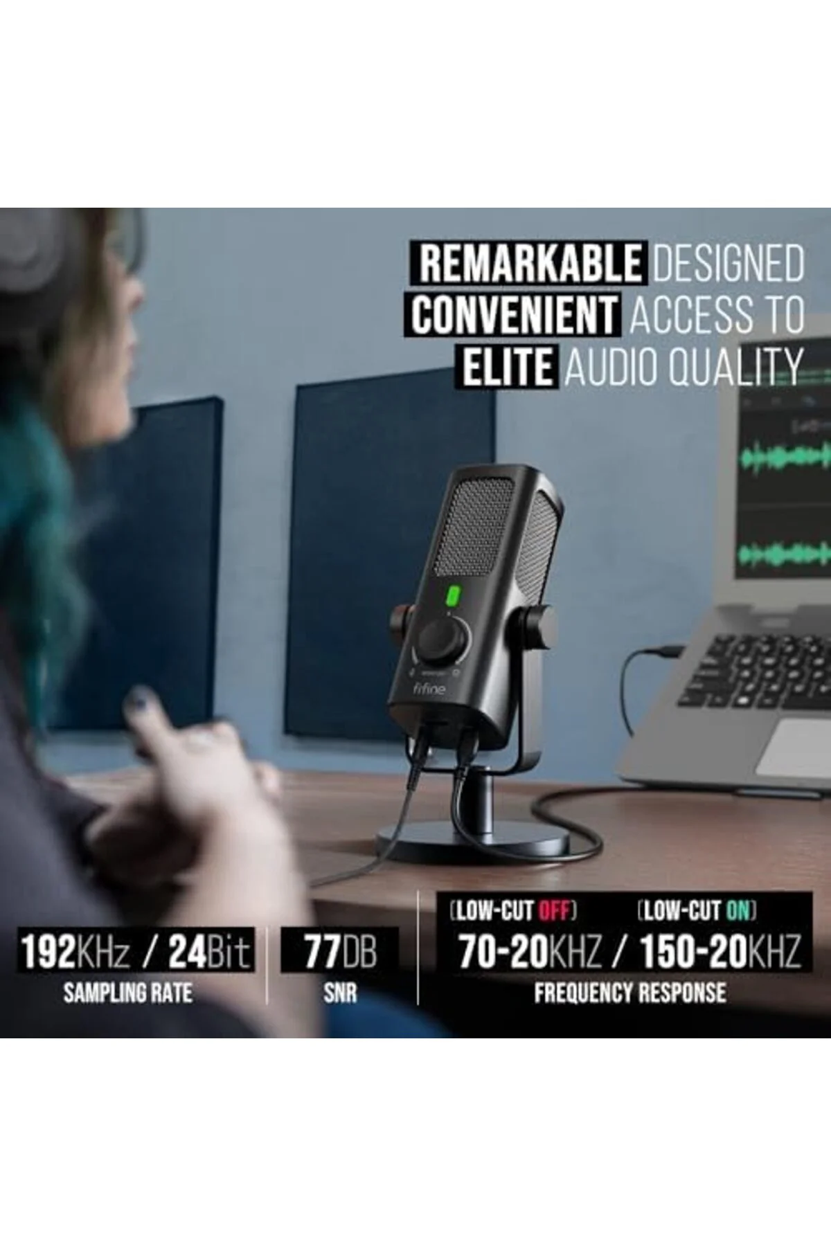 Storesellm Stüdyo Kayıt/Bilgisayar Akışı için USB-Podcast-Kondens