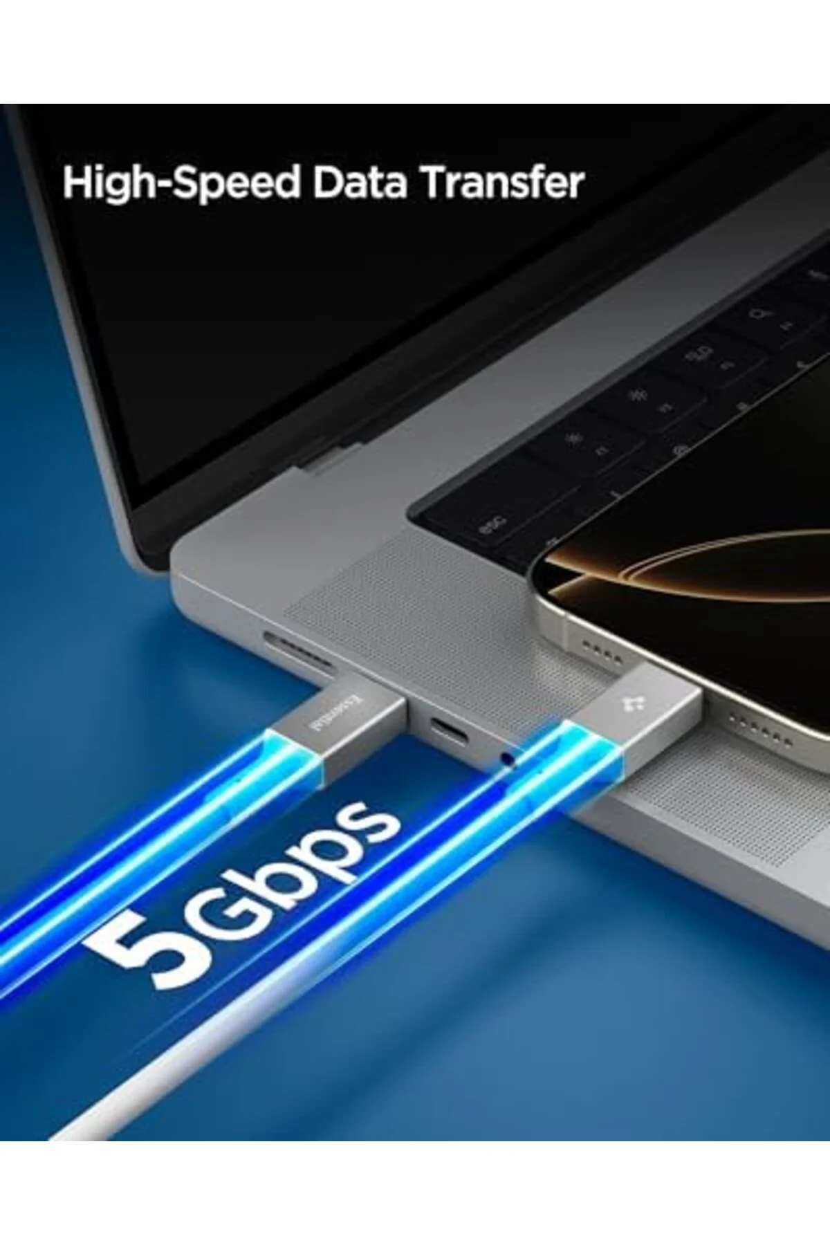 Storesellm USB-C to USB-C 1 Metre Kablo 100W Güç/PPS 2.0 Desteği 