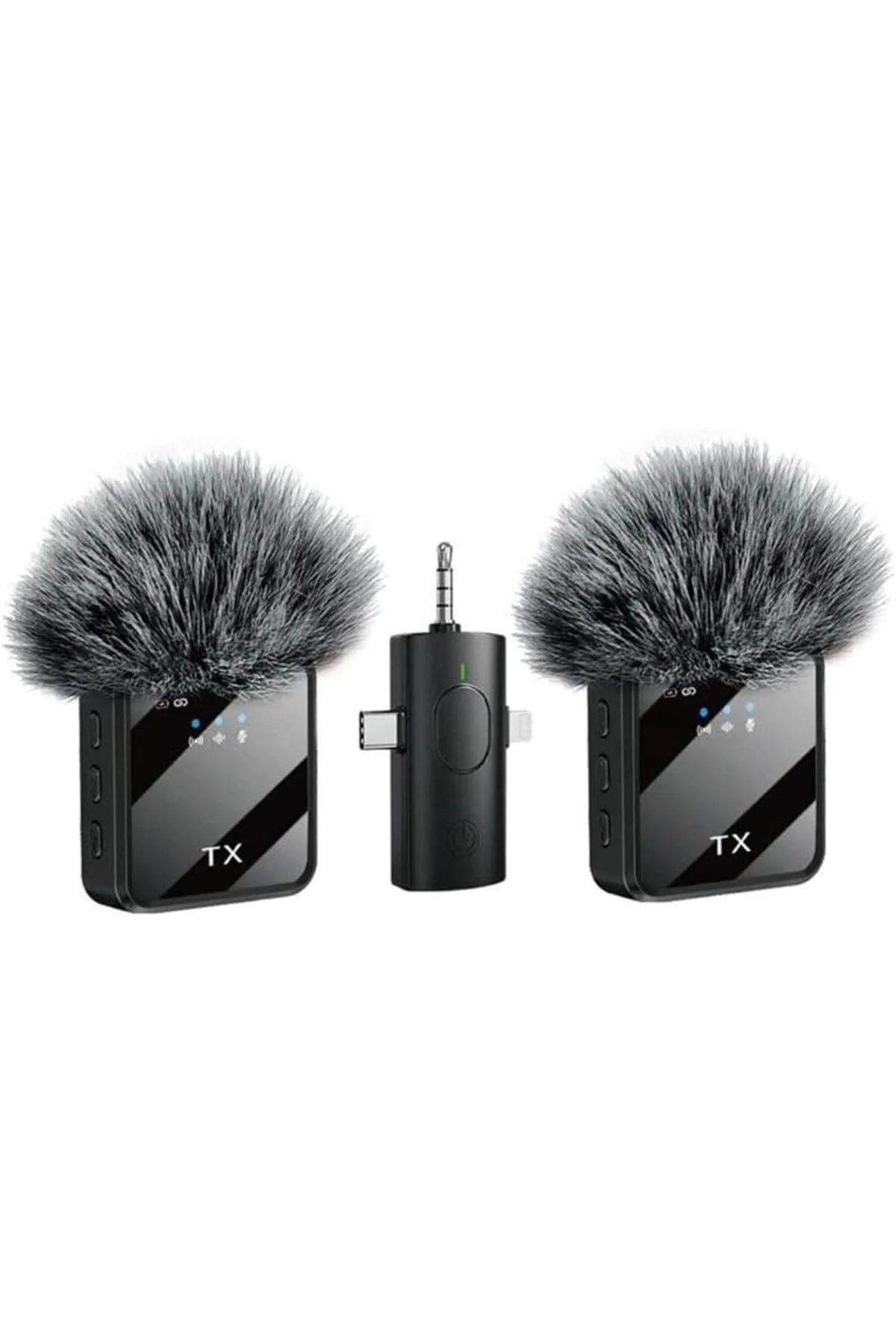 Storesellm wireless microphone kablosuz yaka mikrofonu video yout