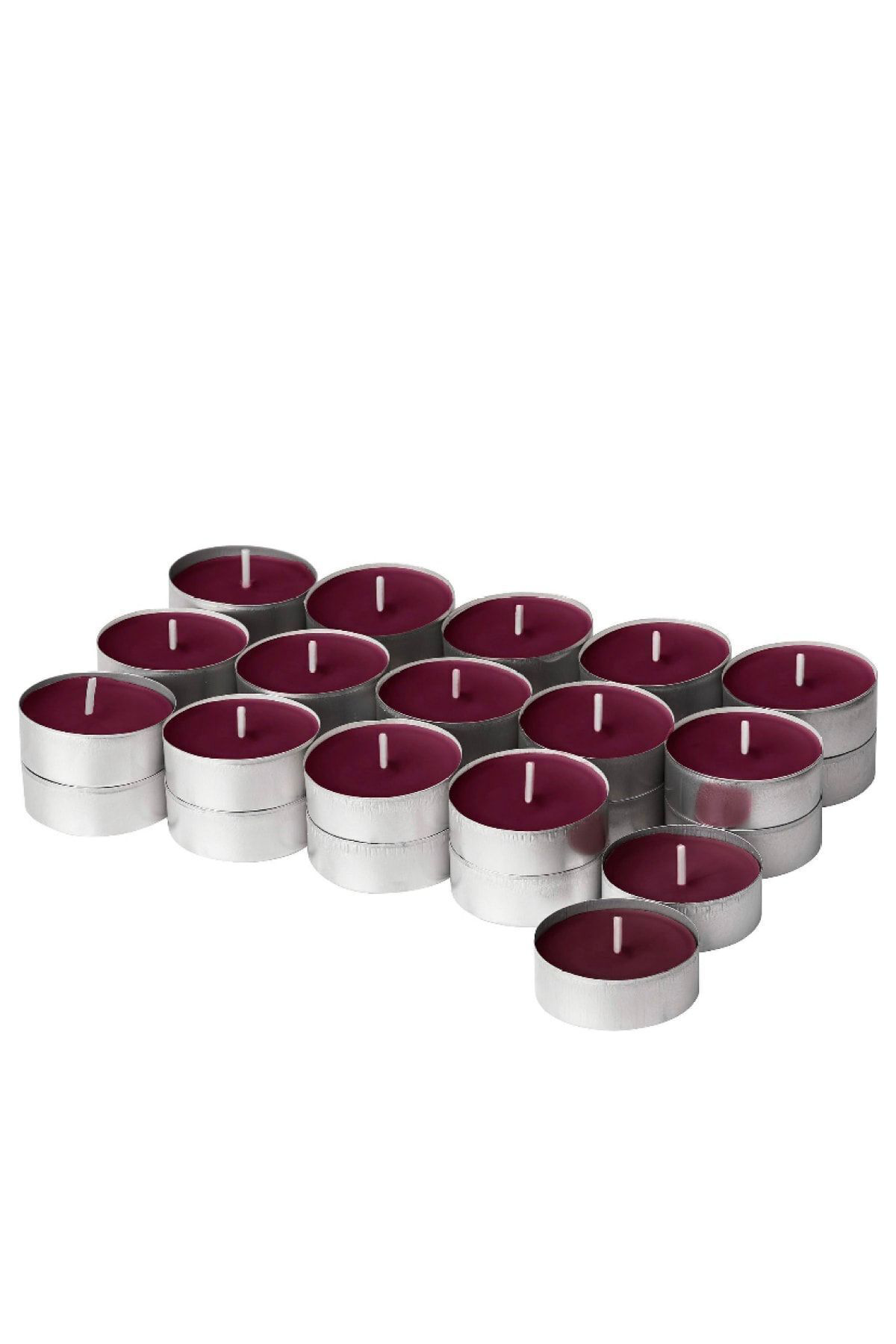 İkea Störtskön Kirmizi 3.5 Saat Yabani Meyveler Kokulu Tealight Mum